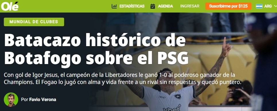 Ol&eacute; exaltou "jogo de alma" do Botafogo (Foto: Reprodu&ccedil;&atilde;o)