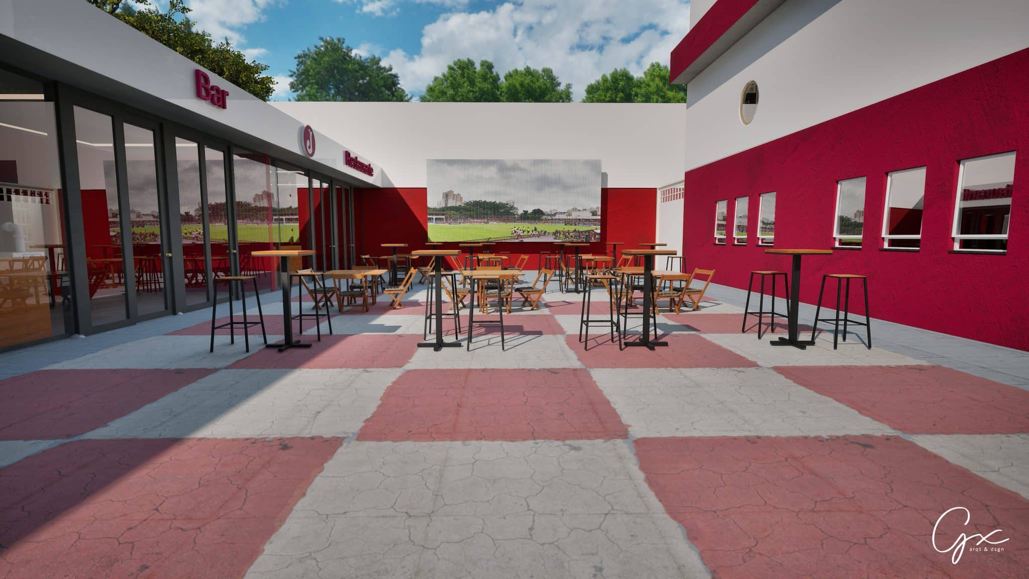 Projeto de restaurante para a Rua Javari