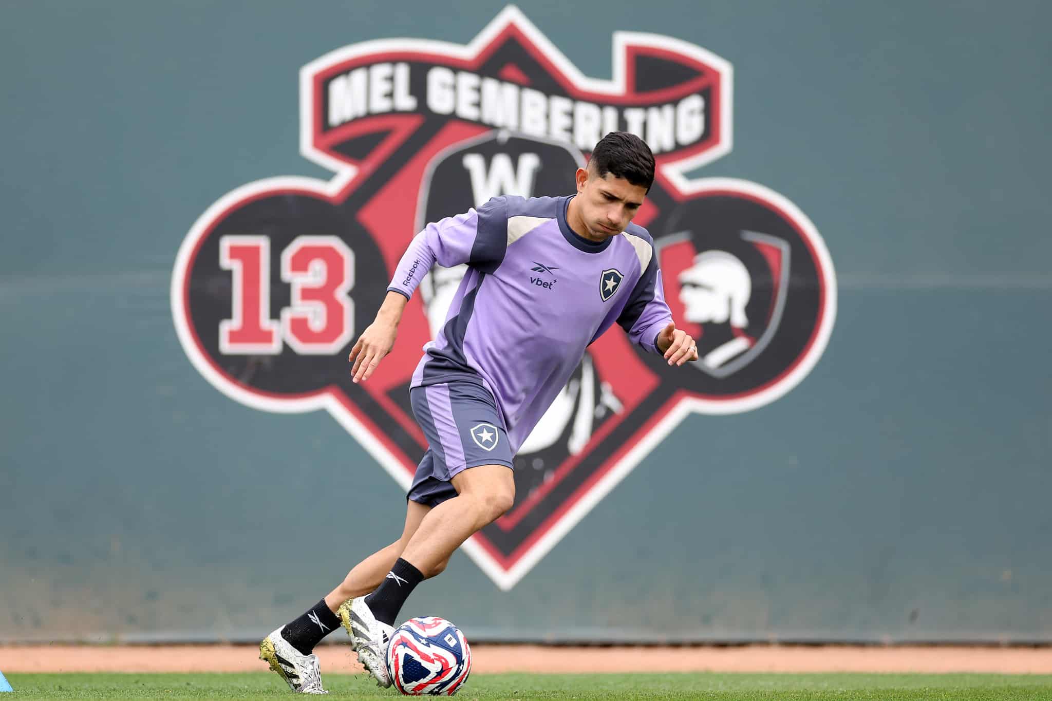 Savarino em treinamento nos Estados Unidos