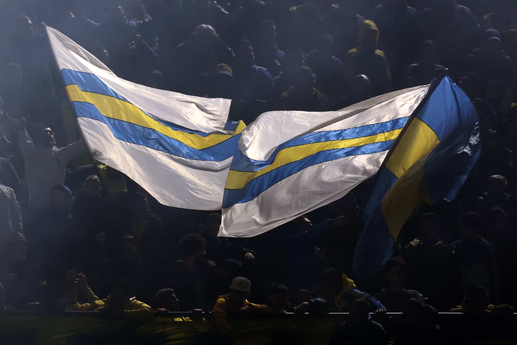 Torcida do Boca Juniors em jogo do time no Campeonato Argentino