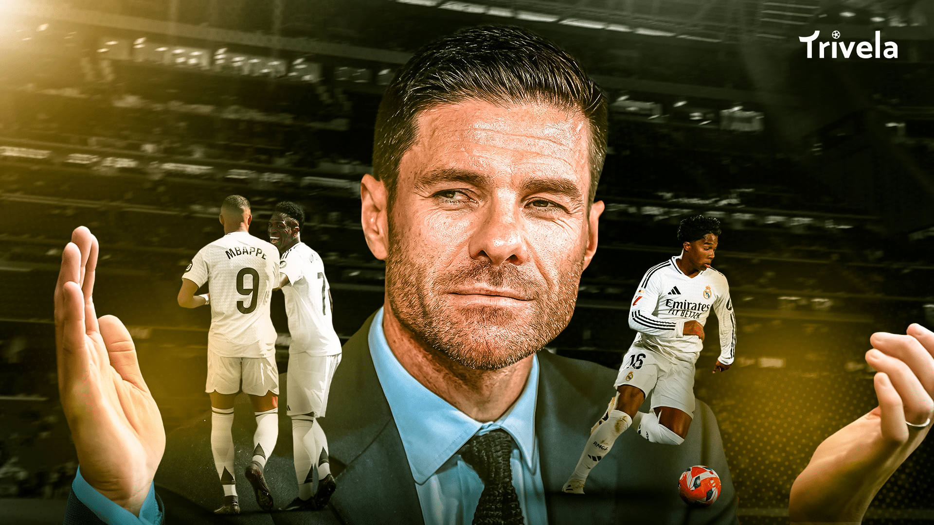 Mundial de Clubes disputado nos EUA ser&aacute; o primeiro torneio de Xabi Alonso no Real Madrid. Foto: (Imago. Arte: Diana Lopes)