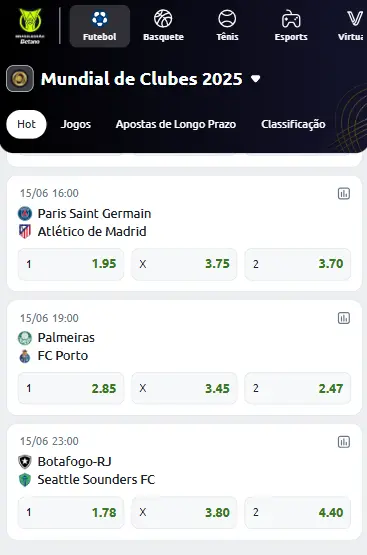 Como apostar no Mundial de Clubes 2025 na Betano
