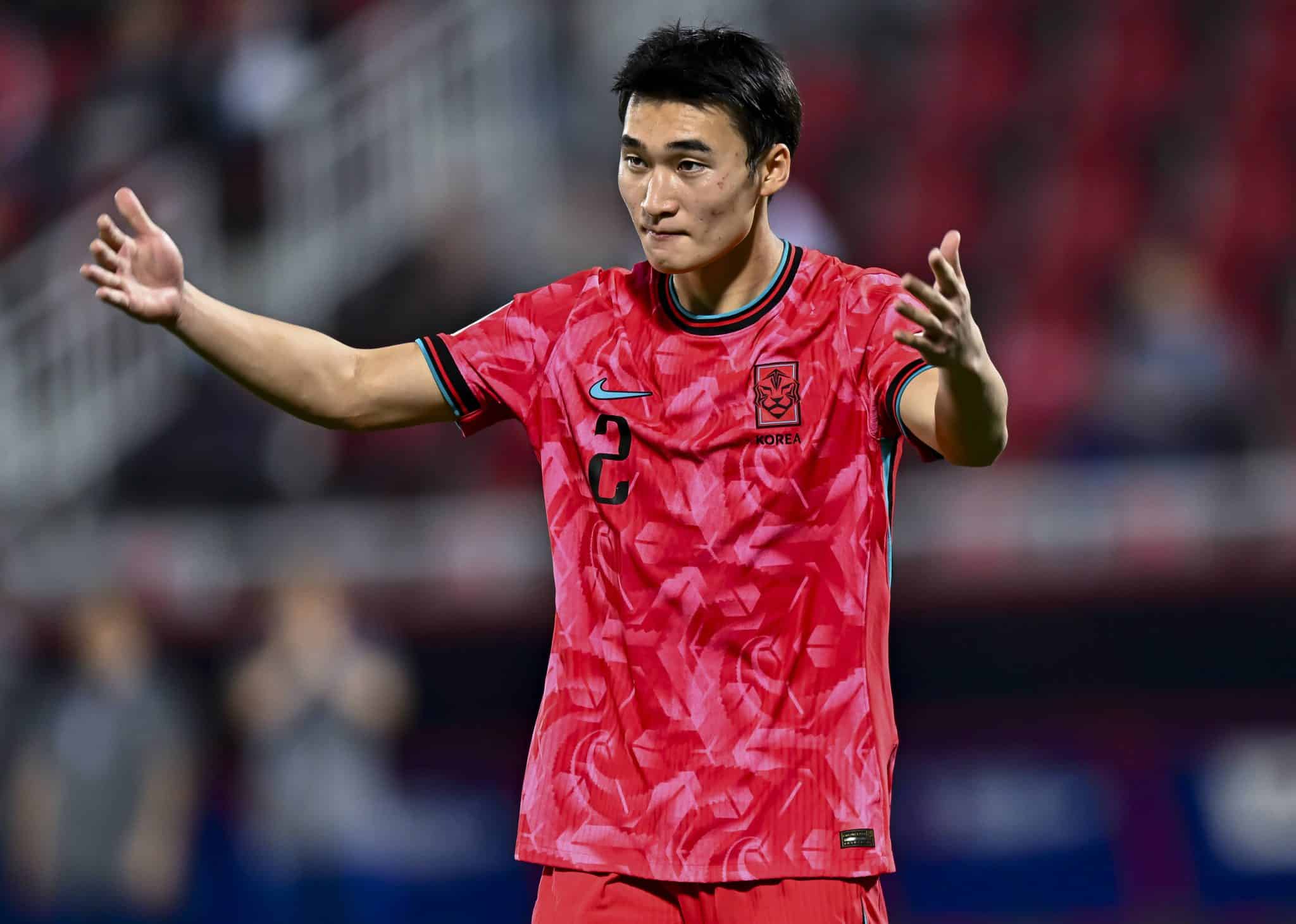 Cho Hyun-taek em a&ccedil;&atilde;o pela Coreia do Sul nos Jogos Asi&aacute;ticos de 2023 (Foto: Imago)