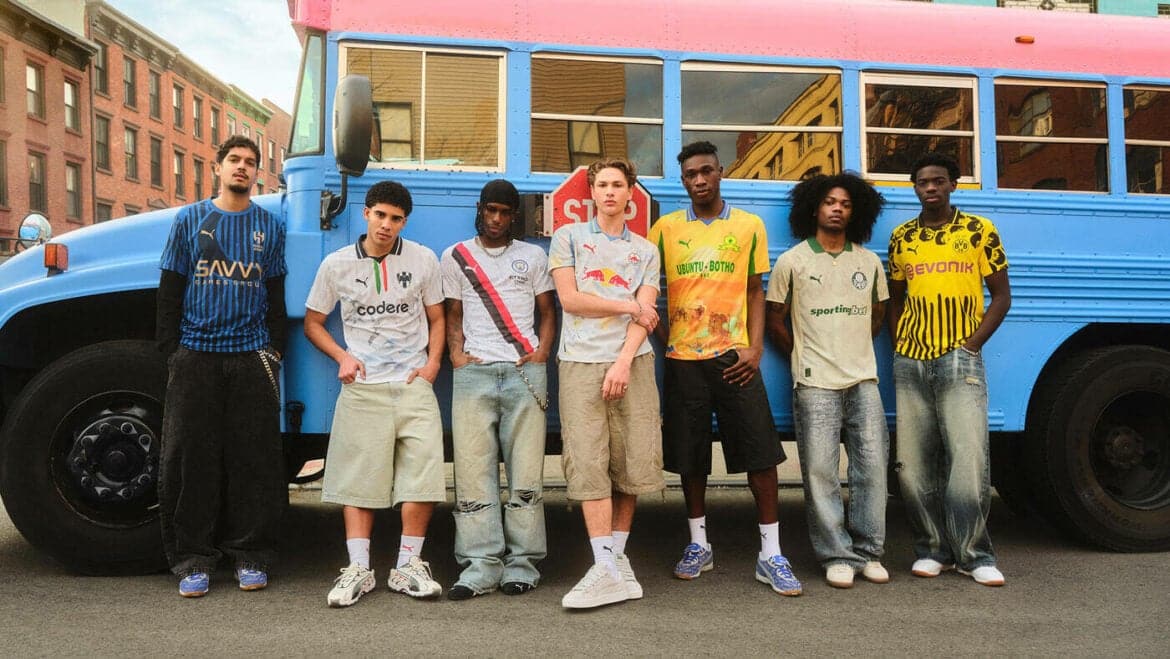 Cole&ccedil;&atilde;o especial da Puma com KidSuper para o Mundial