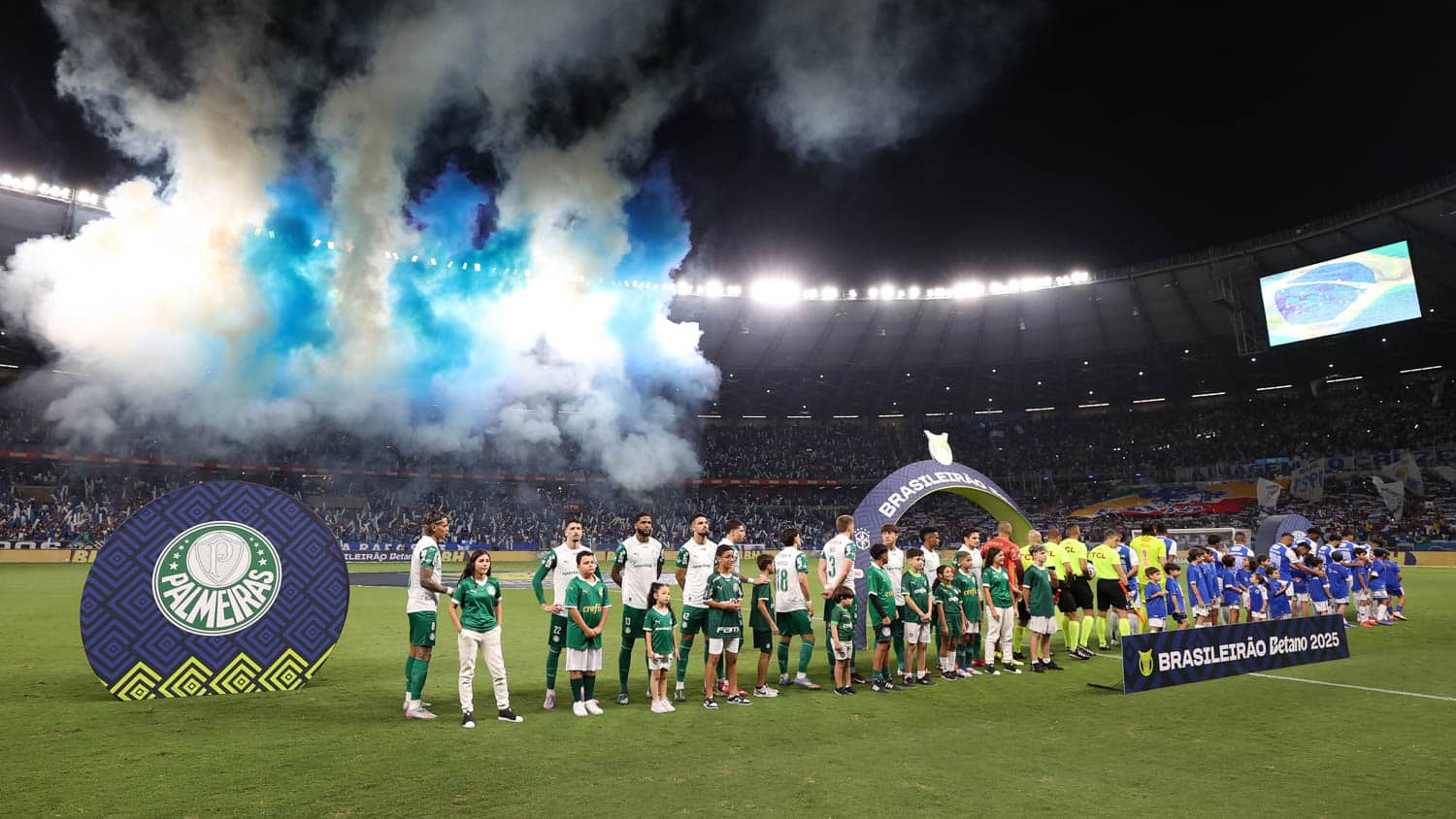 Cruzeiro e Palmeiras fizeram um jogo empolgante Foto: (Cesar Greco/Palmeiras)