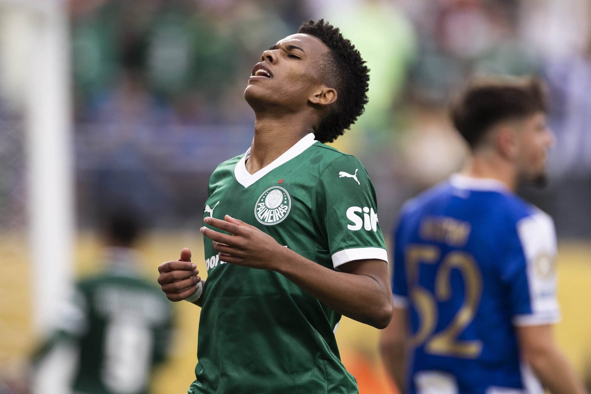 Est&ecirc;v&atilde;o durante o confronto entre Palmeiras e Porto (Foto: Imago)