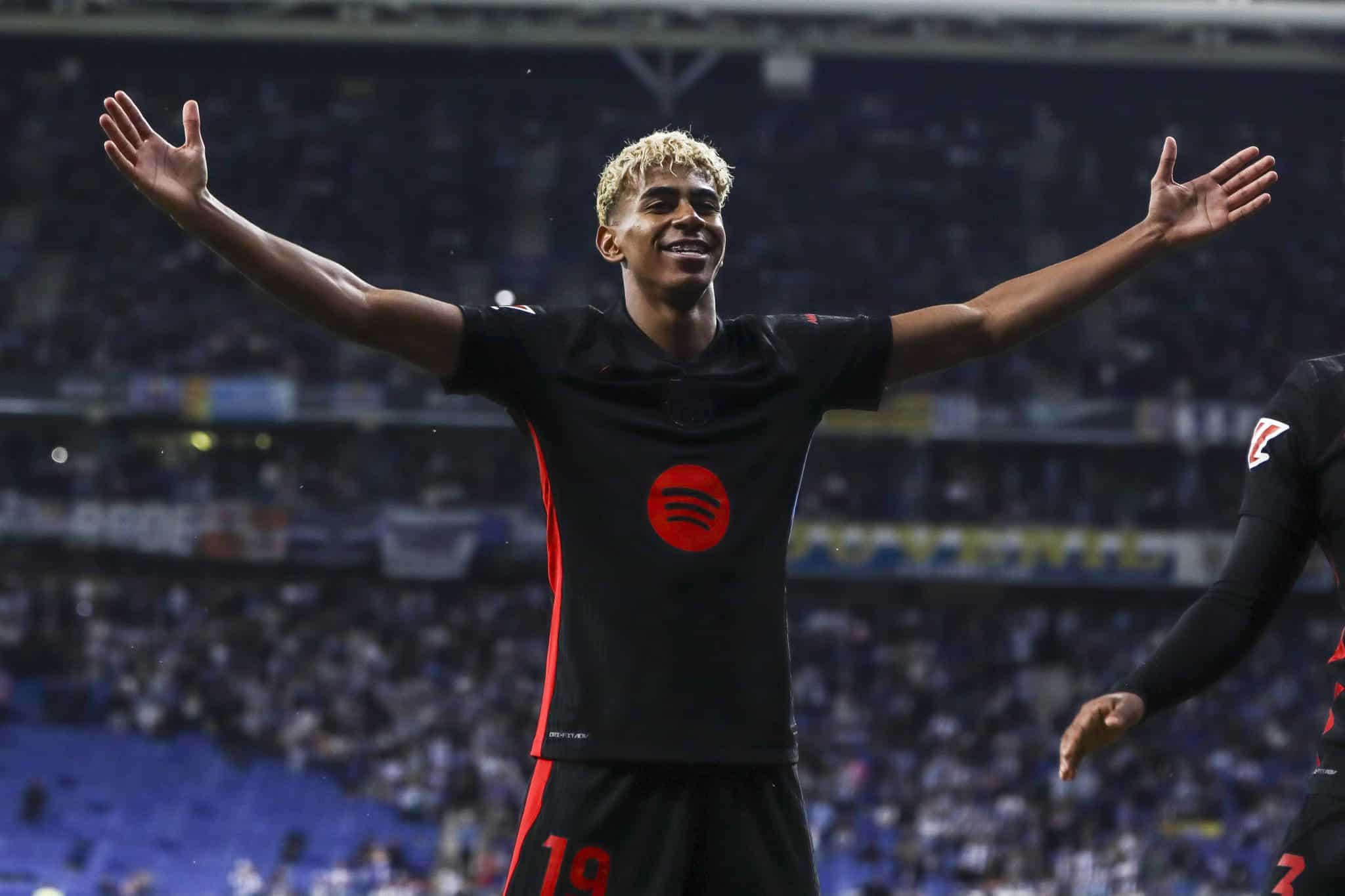 Lamine Yamal em atua&ccedil;&atilde;o pelo Barcelona (Foto: IMAGO / Gonzales Photo)