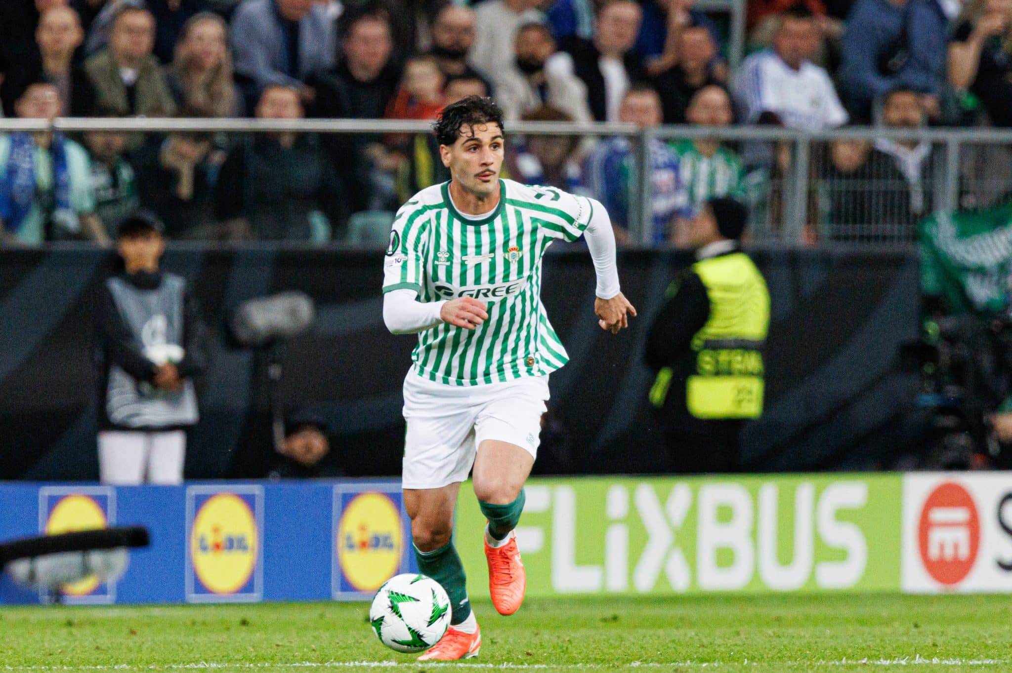 UEFA Conference League 2025 final game between Real Betis Balompie and Chelsea FC