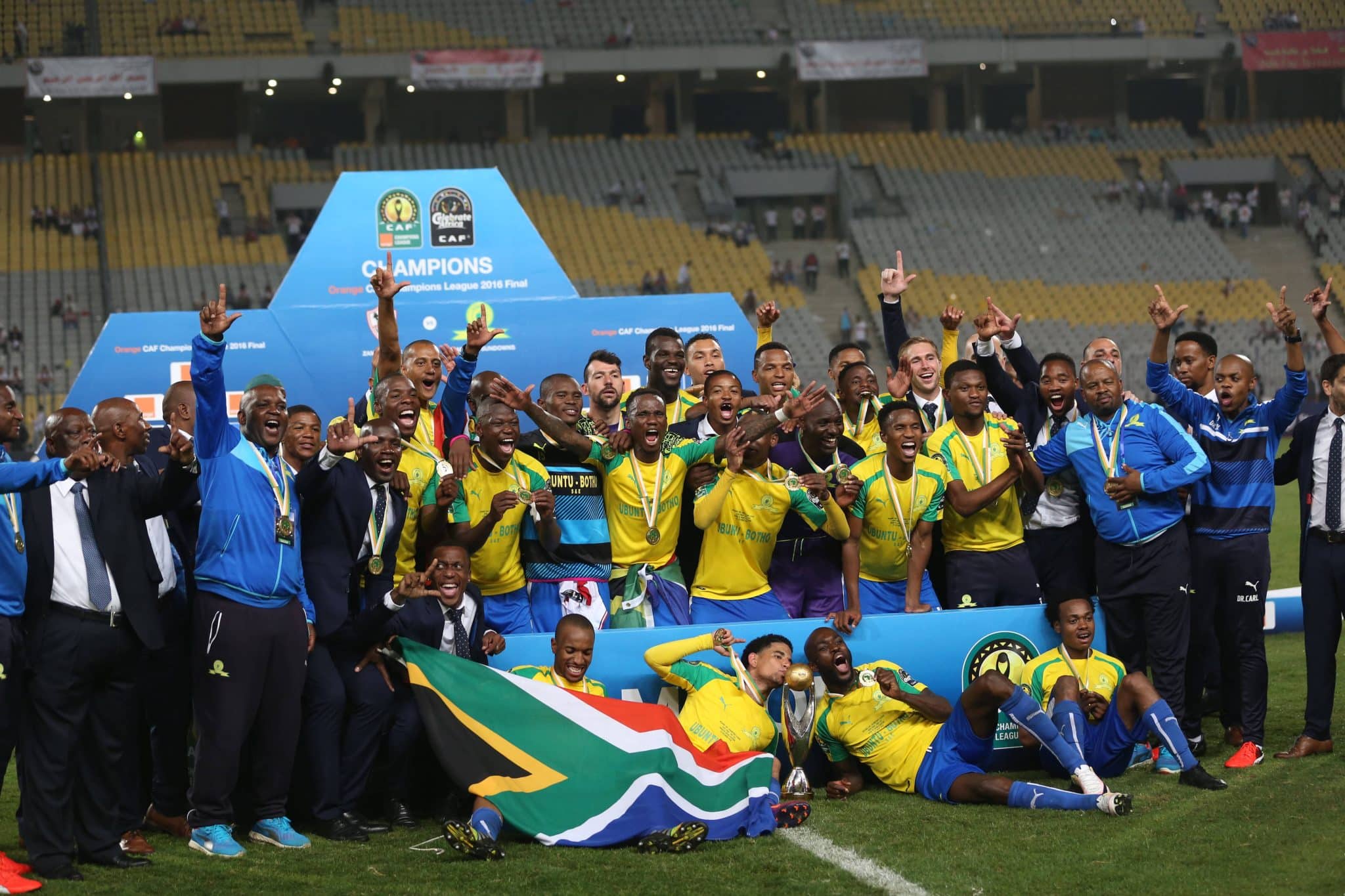 Mamelodi Sundowns pode levar a &Aacute;frica adiante no Mundial Foto: (Imago)