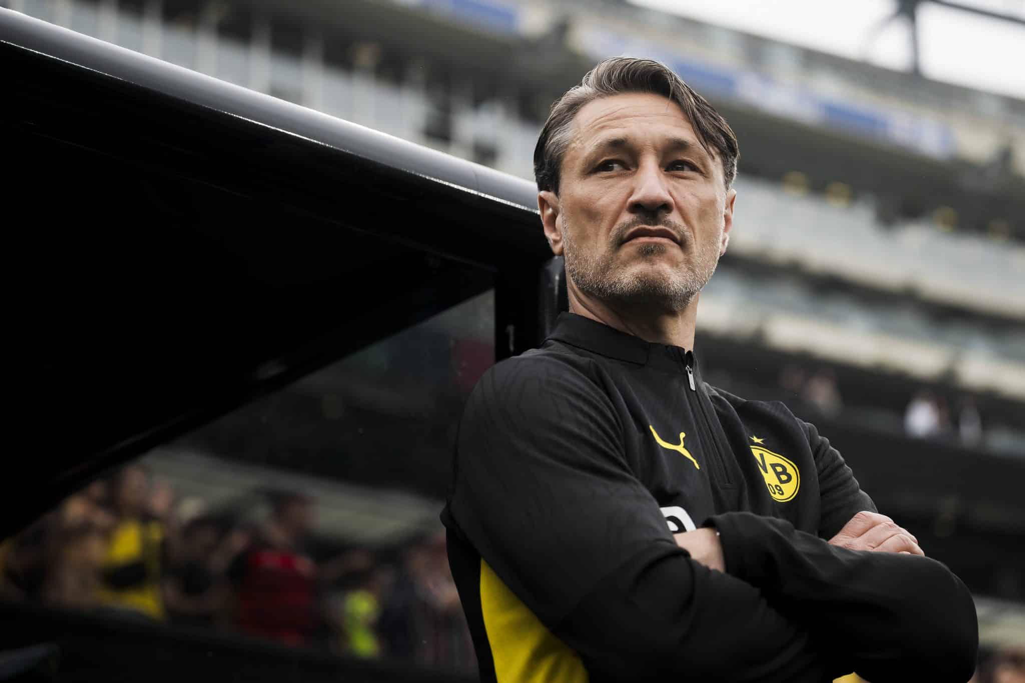 Niko Kovac durante jogo do Borussia Dortmund