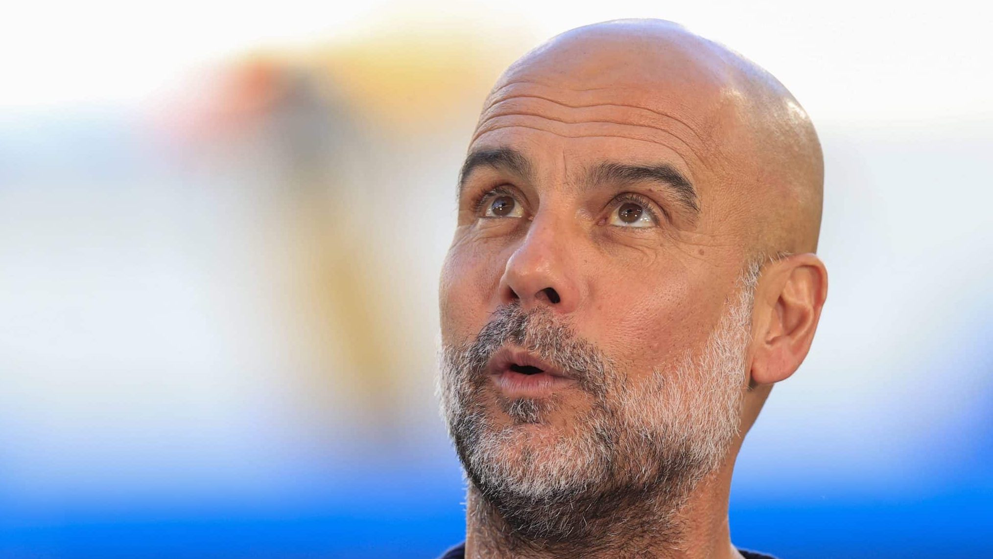 Pep Guardiola, t&eacute;cnico do Manchester City