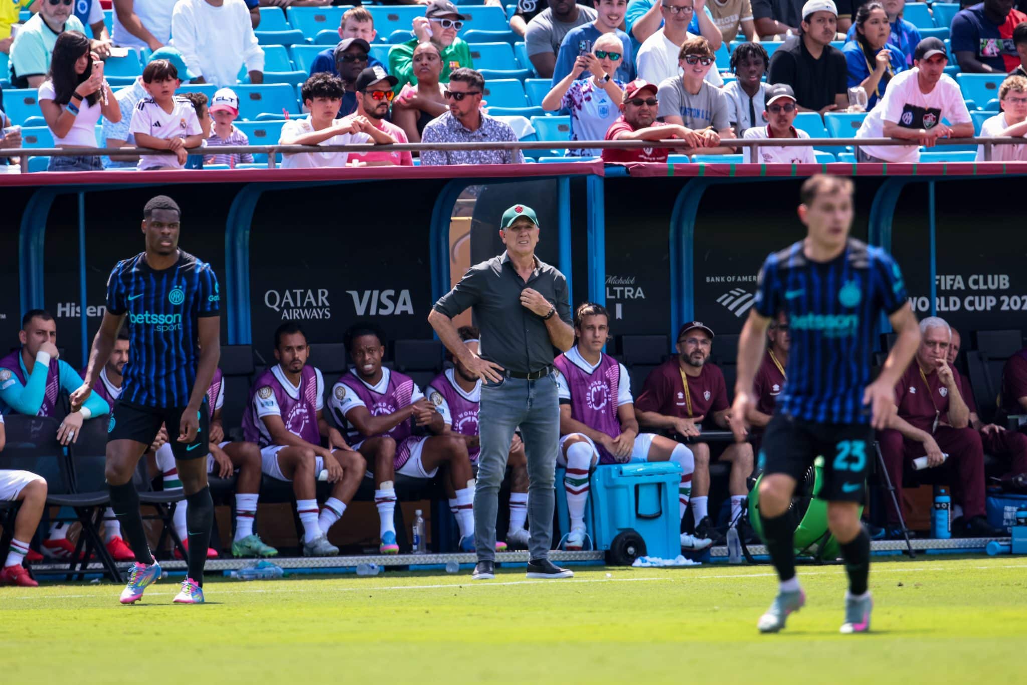 Renato Ga&uacute;cho durante a vit&oacute;ria do Fluminense sobre a Inter