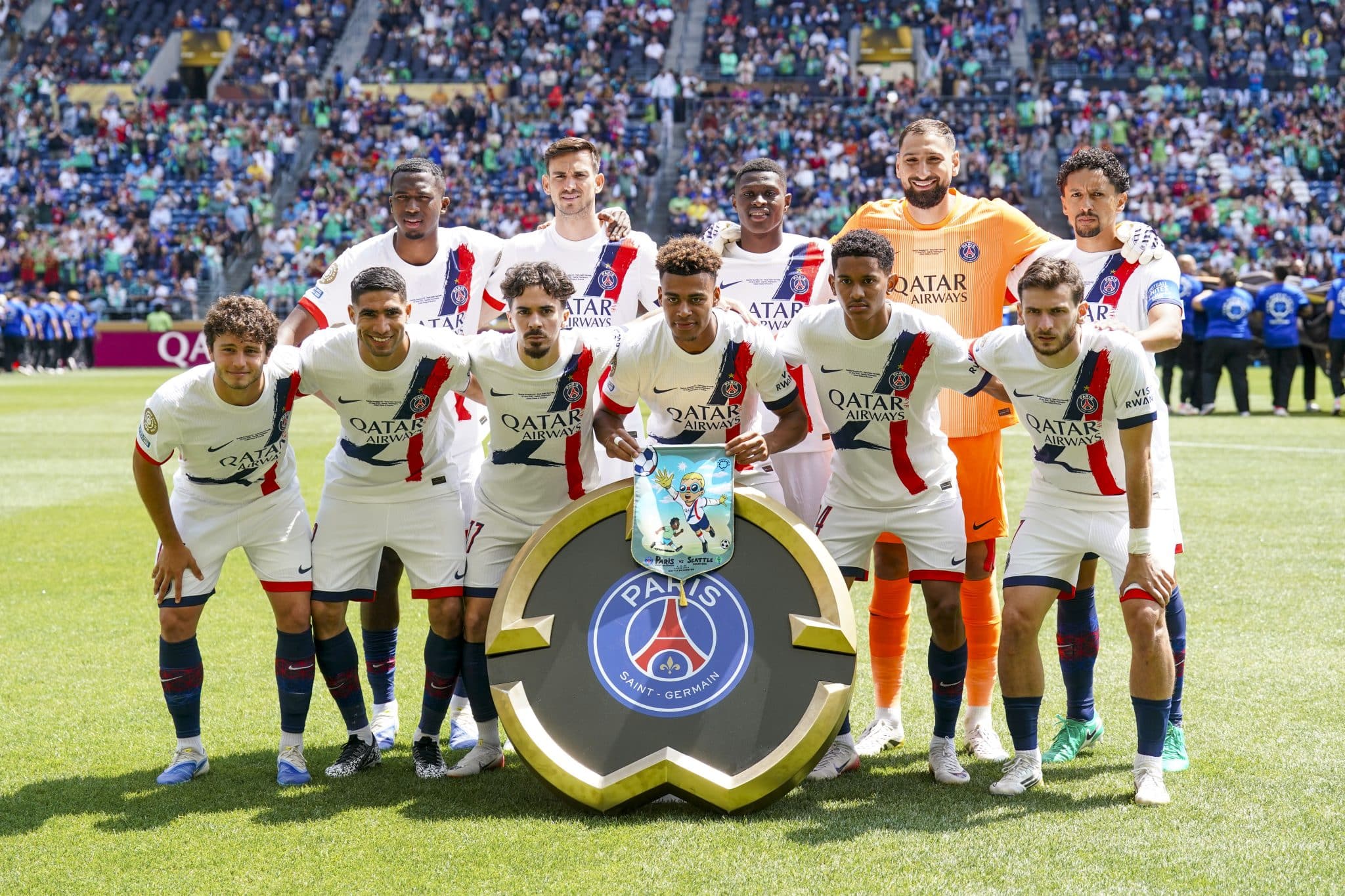 Jogadores do PSG perfilados