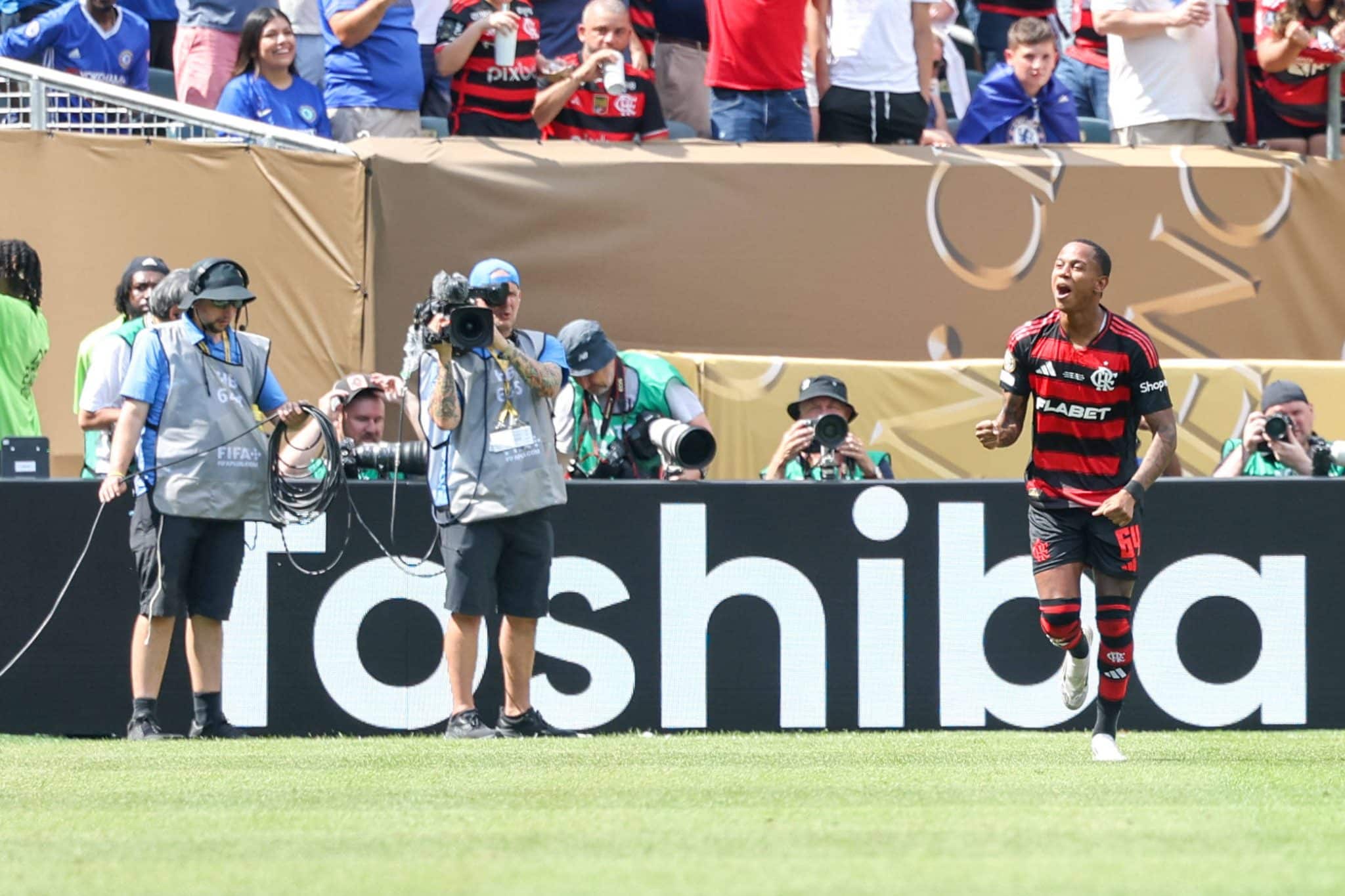 FIFA Club World Cup match between Flamengo and Chelsea
