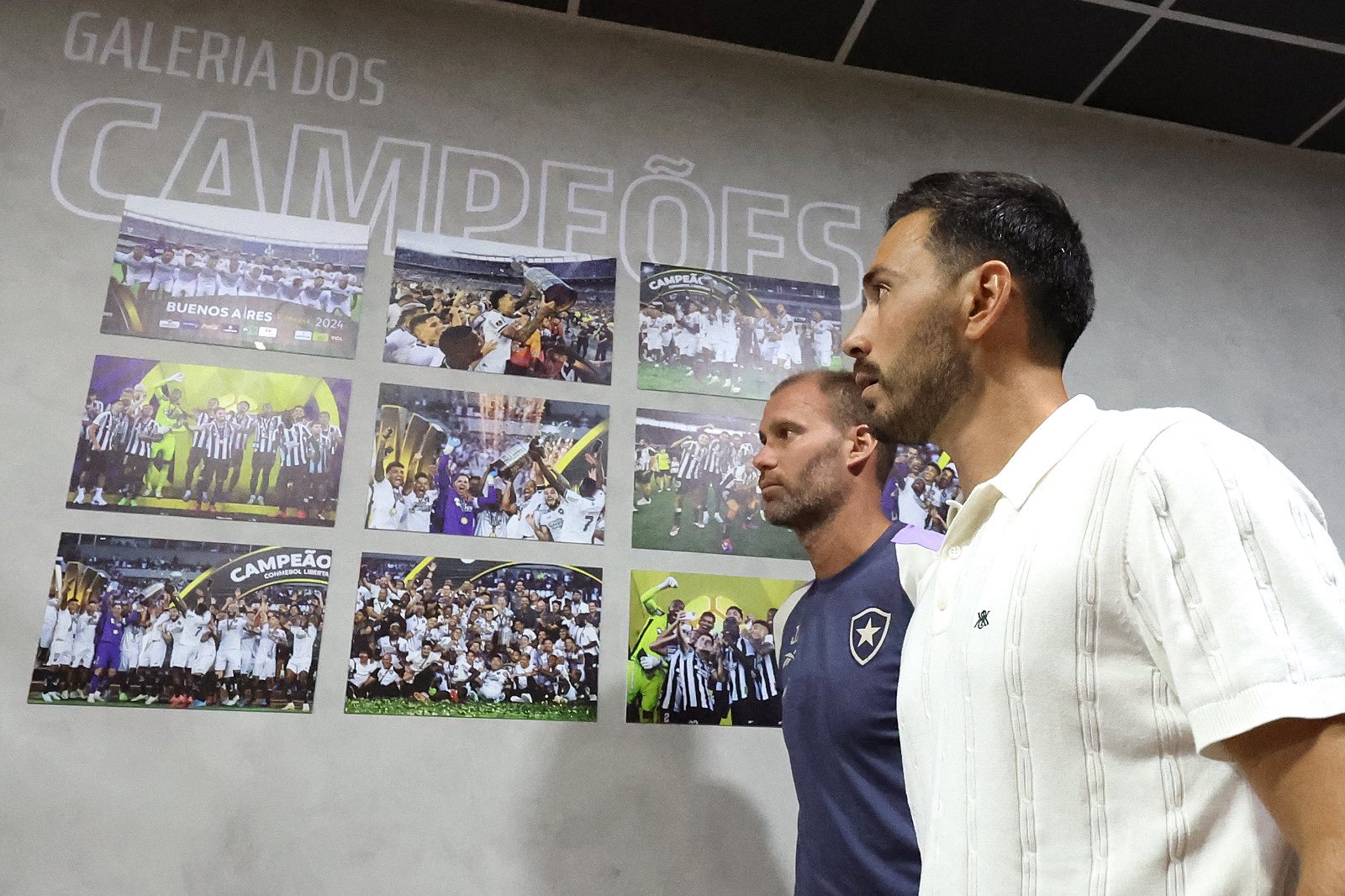 Davide j&aacute; conheceu o CT do Fluminense (Foto: Vitor Silva/Botafogo)