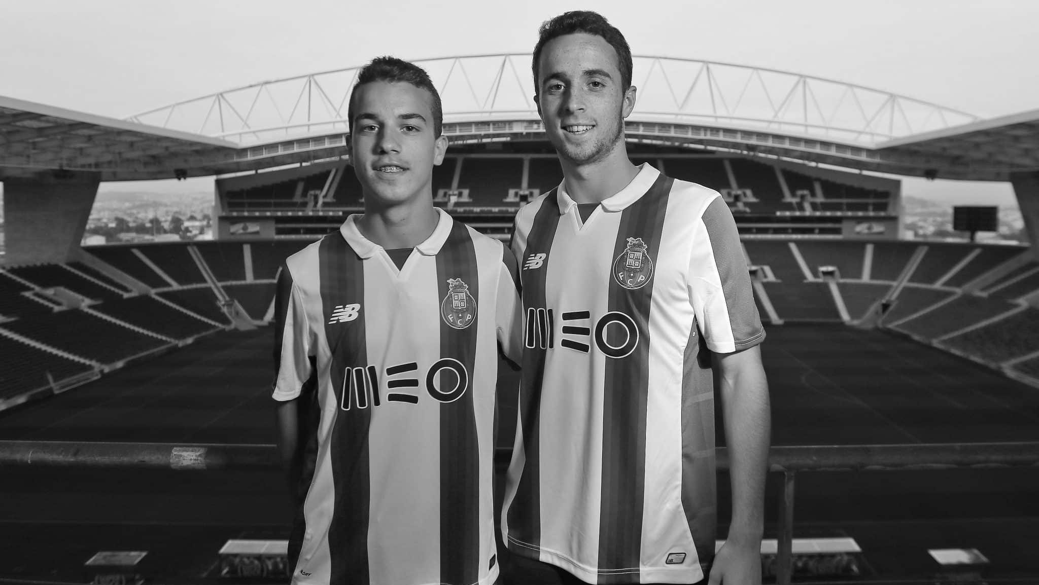 Andr&eacute; Silva e Diogo Jota na &eacute;poca de Porto Foto: (Divulga&ccedil;&atilde;o/Porto)