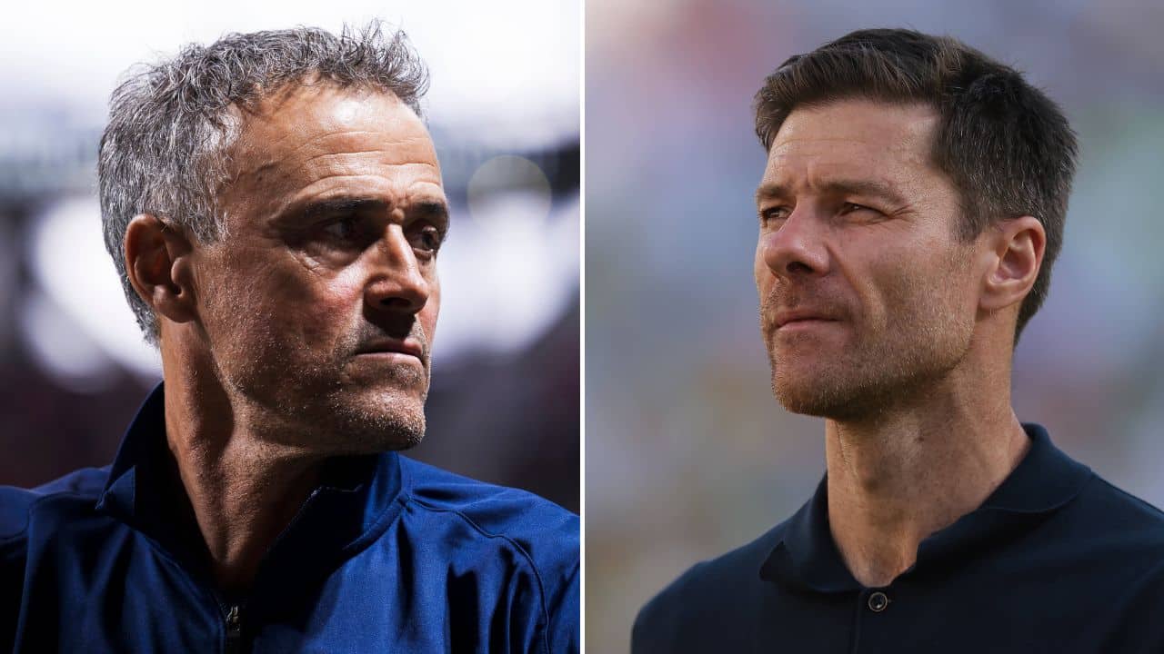 Luis Enrique e Xabi Alonso disputam vaga na final (Foto: Imago)