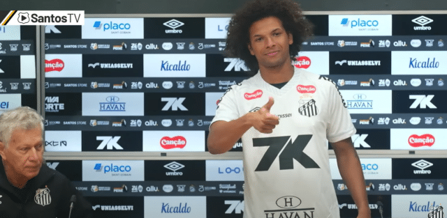 Sem promessas, Willian Ar&atilde;o chega ao Santos com uma personalidade necess&aacute;ria &agrave; equipe