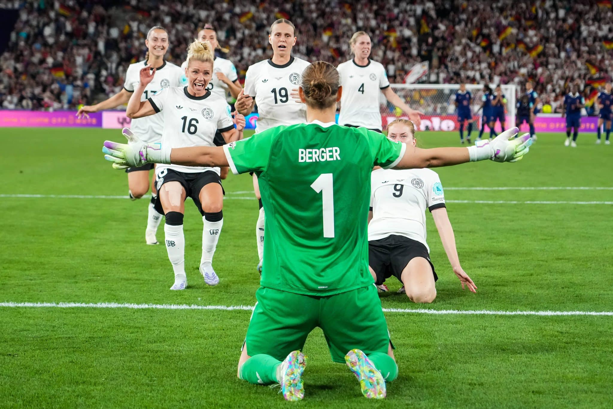 Basel 19.07.2025: Frankreich vs. Deutschland, St. Jakobs Park, Womens Euro 2025, Viertelfinale