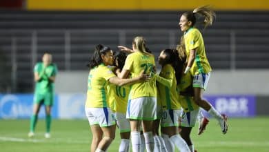 Bola a&eacute;rea faz a diferen&ccedil;a e Brasil garante vaga na semifinal da Copa Am&eacute;rica Feminina