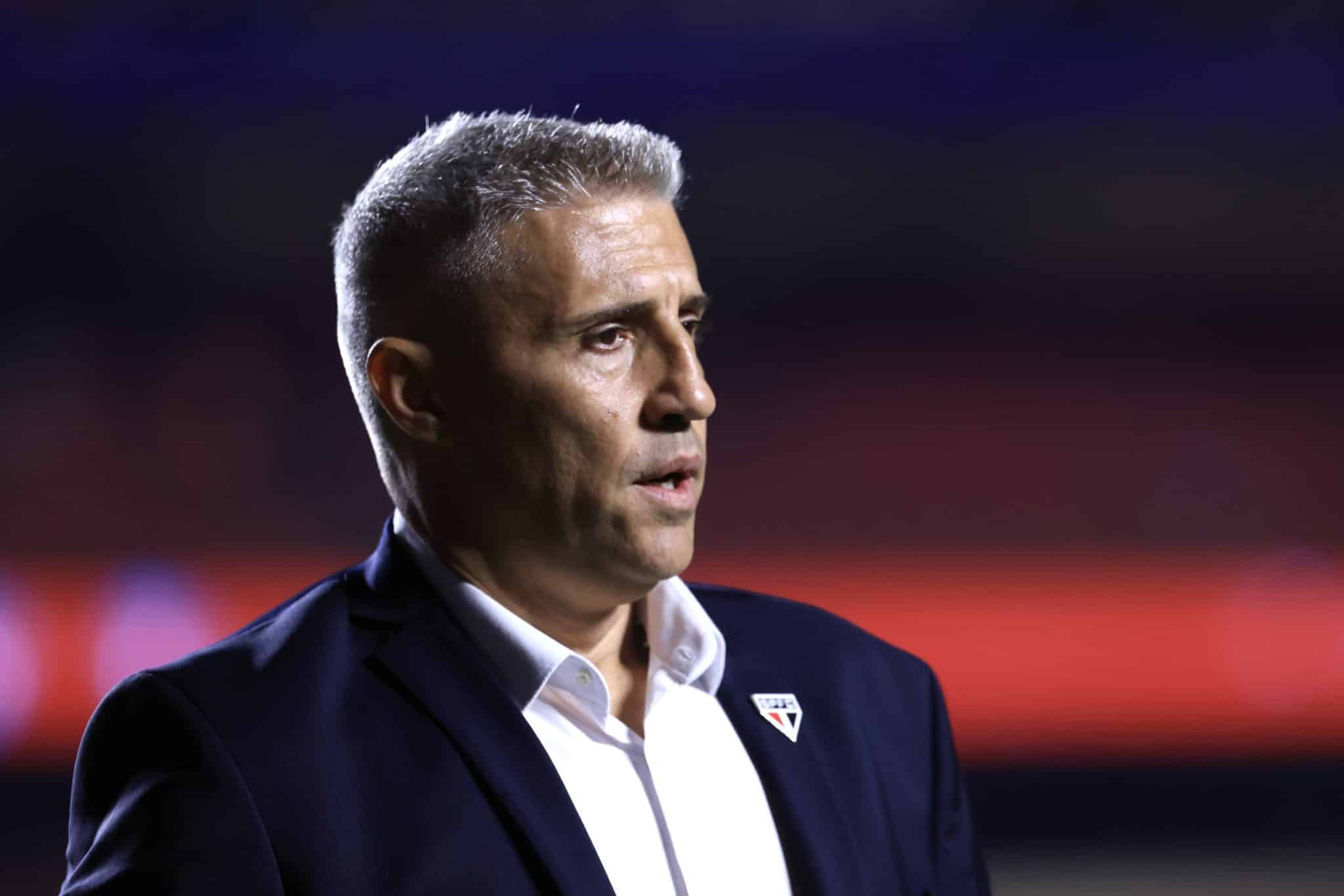 Hern&aacute;n Crespo, t&eacute;cnico do S&atilde;o Paulo