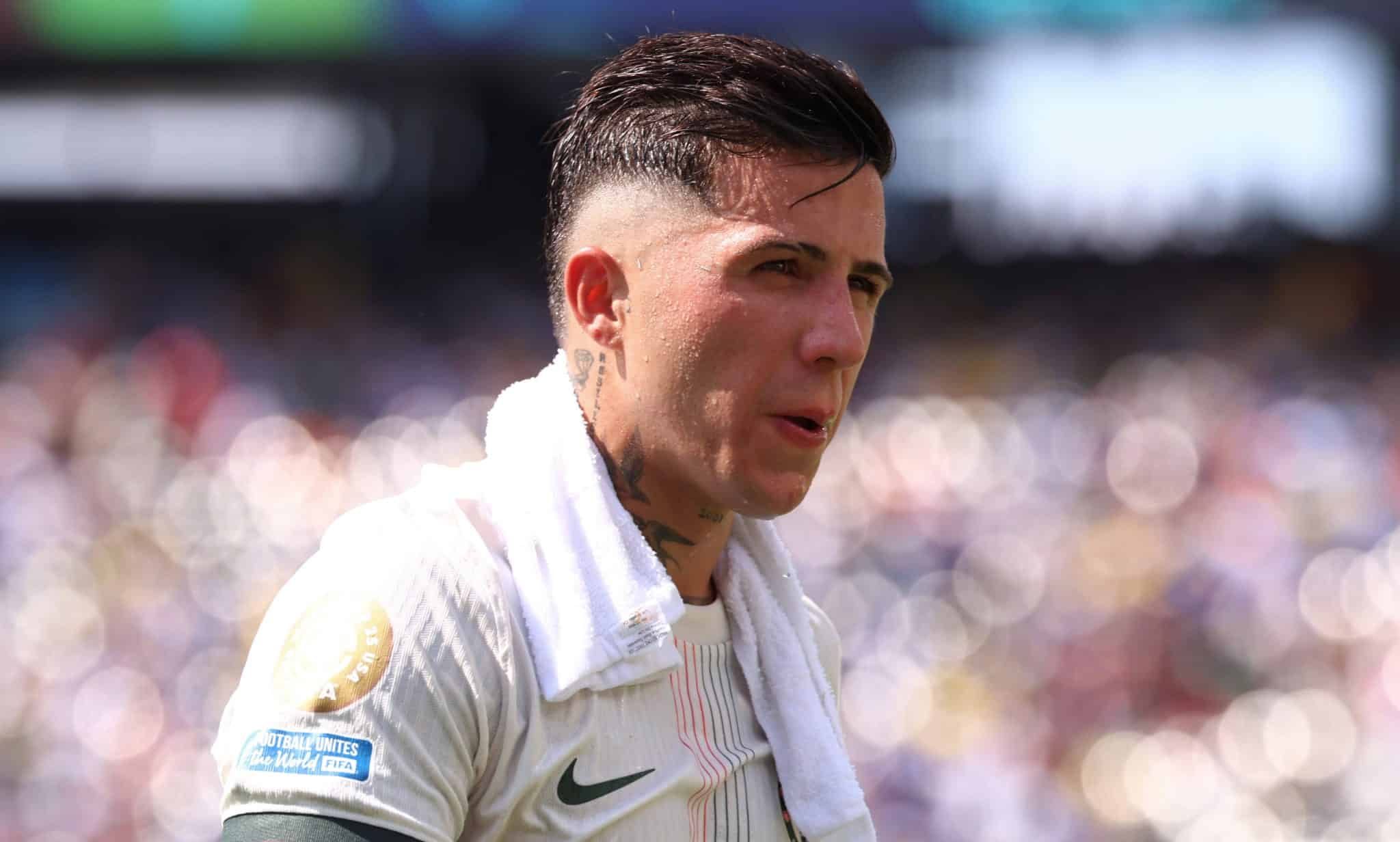 Enzo Fernandez no Chelsea (Foto: IMAGO / ZUMA Press Wire)