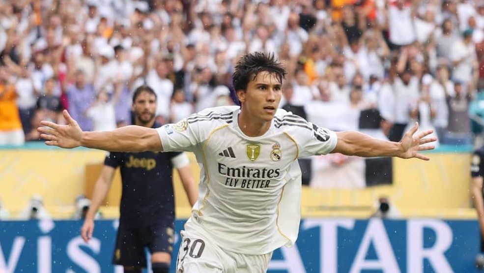 Gonzalo Garc&iacute;a comemora gol do Real Madrid Foto: (Imago)