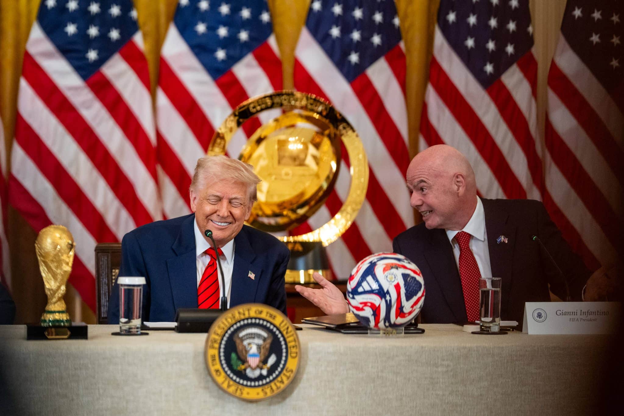 Donald Trump e Gianni Infantino (Foto: IMAGO / ZUMA Press Wire)