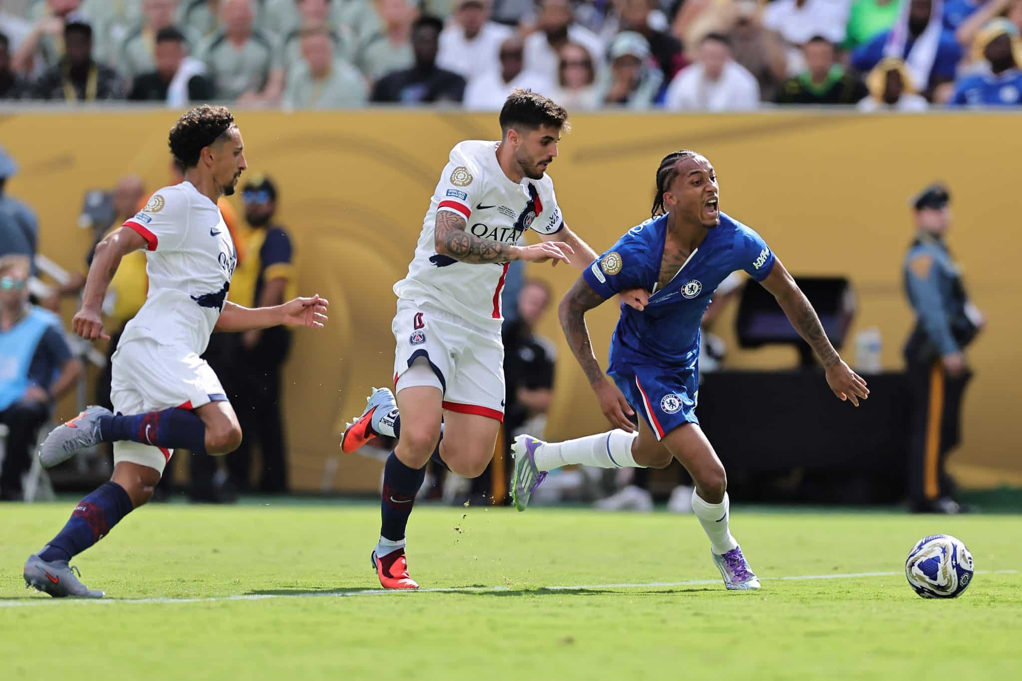 Corridas do Chelsea nas costas do PSG foram fundamentais Foto: (Imago)