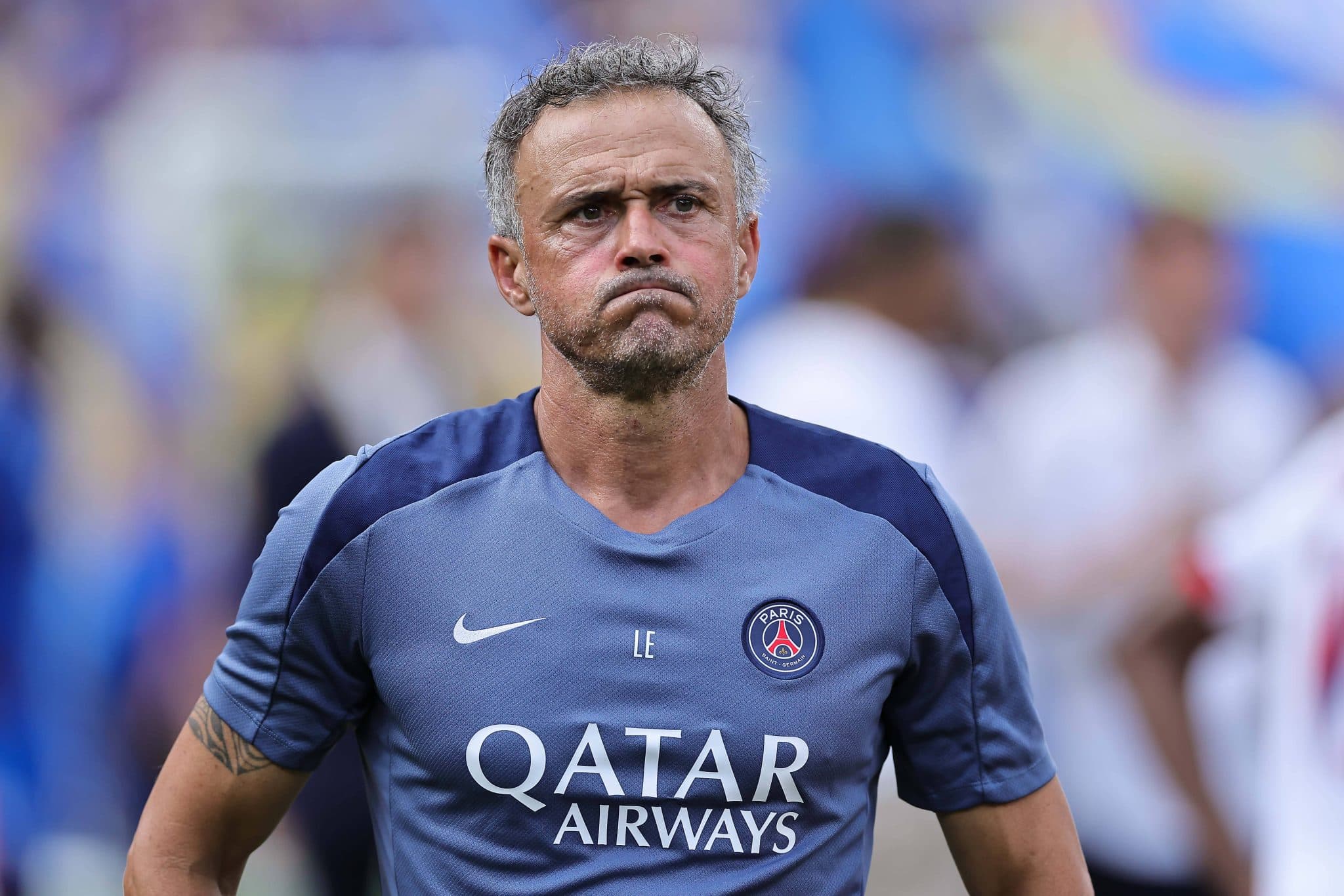 Luis Enrique, t&eacute;cnico do Paris Saint-Germain (Foto: IMAGO / Sports Press Photo)
