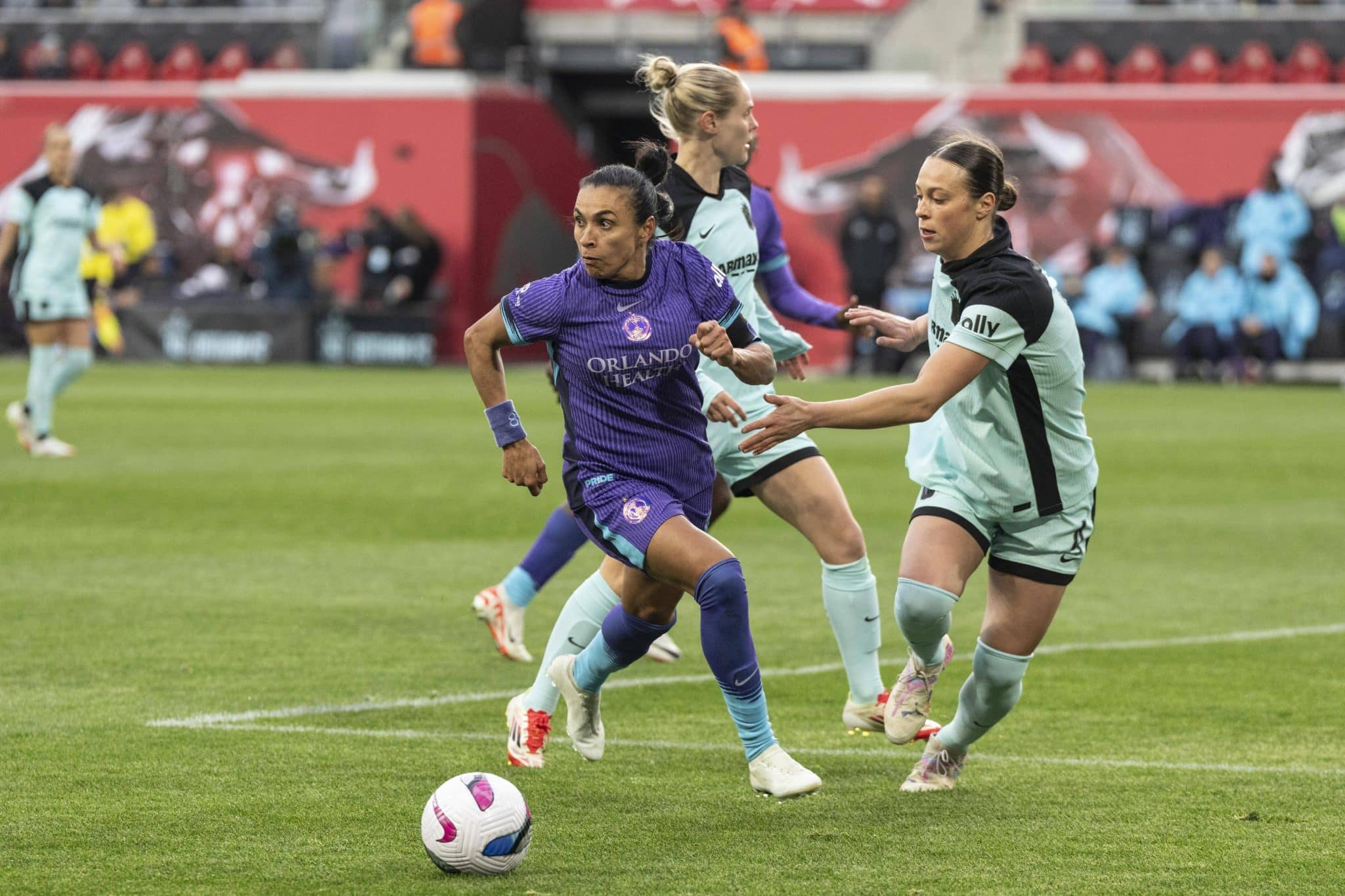 NWSL regular season game between Gotham FC and Orlando Pride
