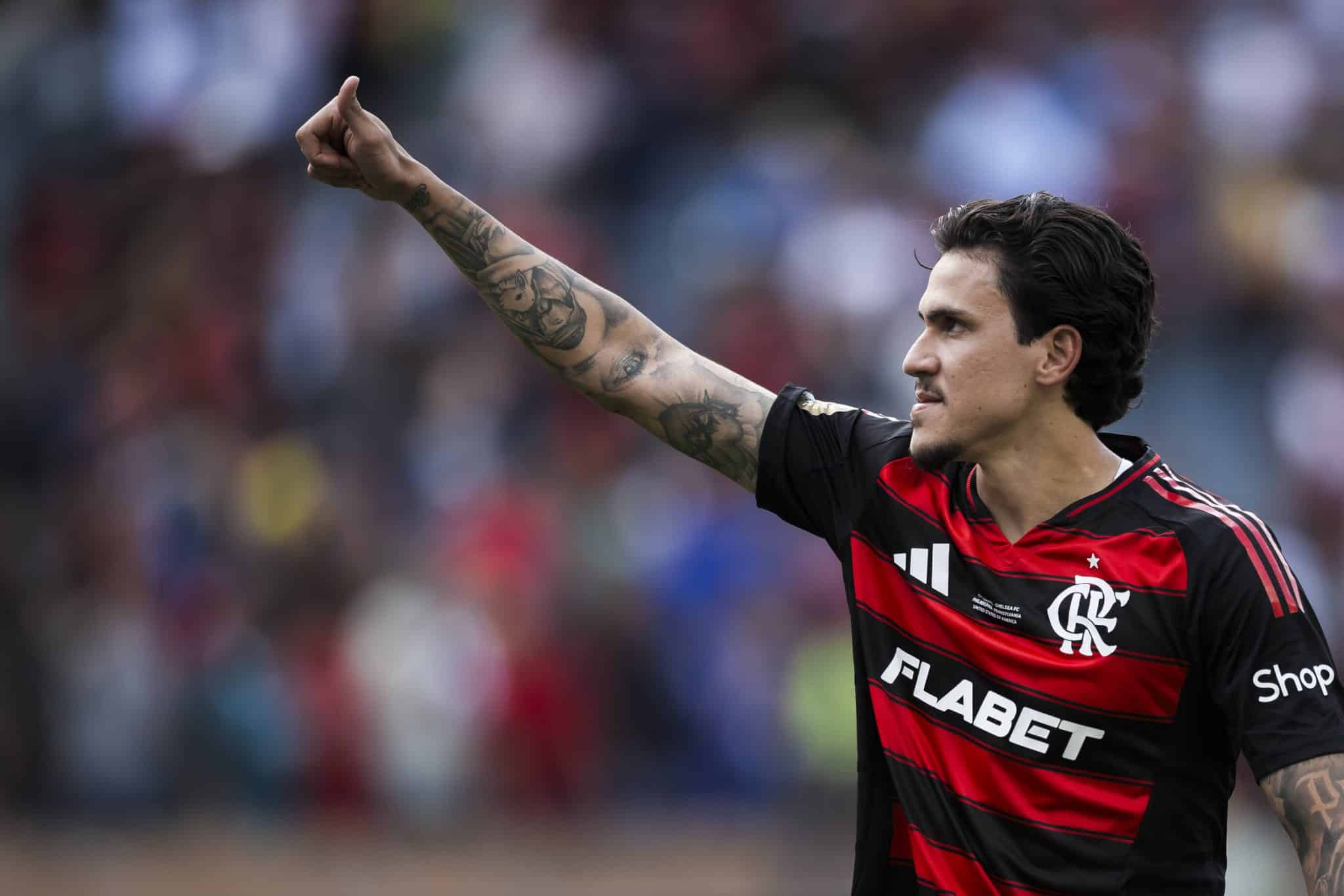 Pedro em a&ccedil;&atilde;o pelo Flamengo