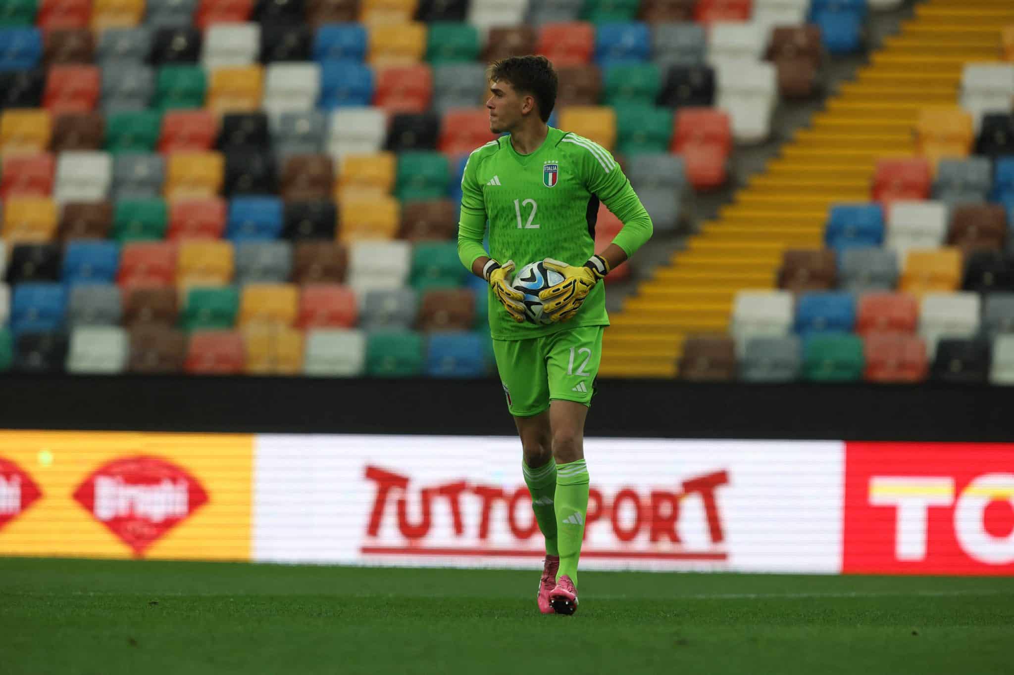 Renato Marin na sele&ccedil;&atilde;o sub-19 da It&aacute;lia (Foto: IMAGO /&nbsp;ABACAPRESS)