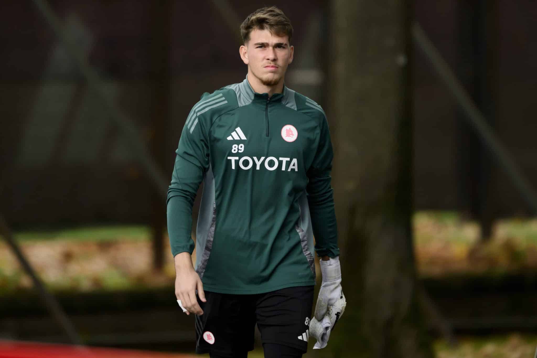AS Roma training, Europa League, Football