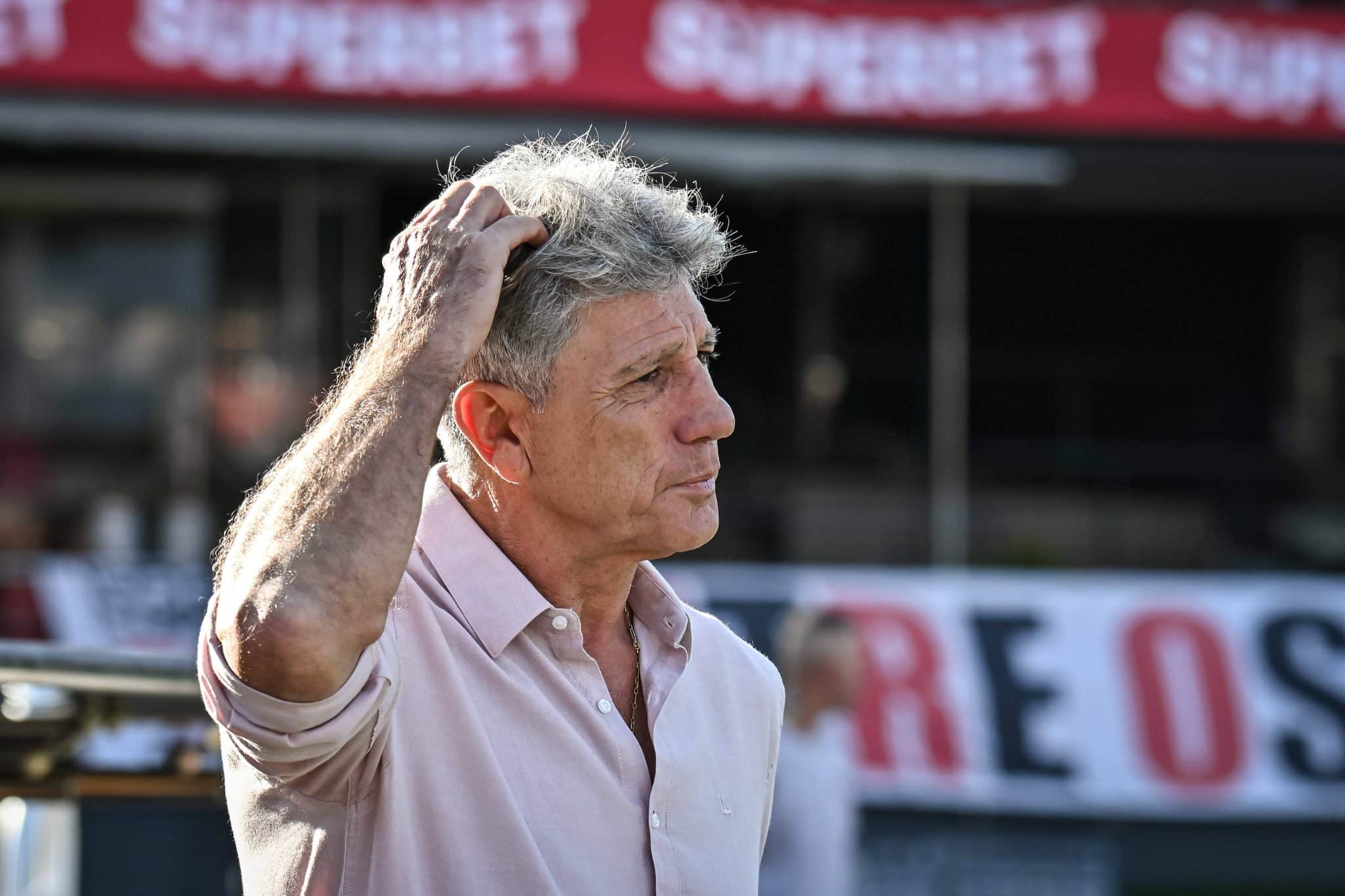 Renato Ga&uacute;cho, t&eacute;cnico do Fluminense