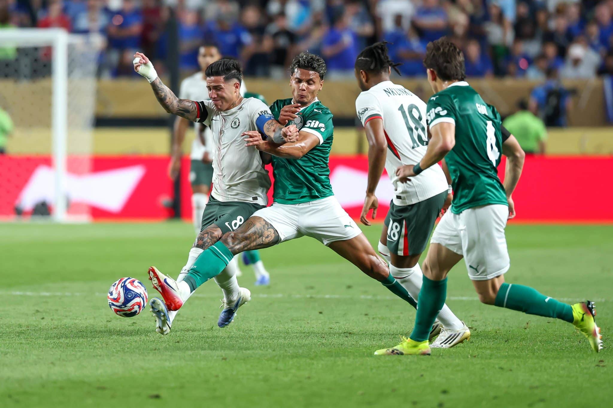 Partida entre Palmeiras e Chelsea pelo Mundial de Clubes da FIFA