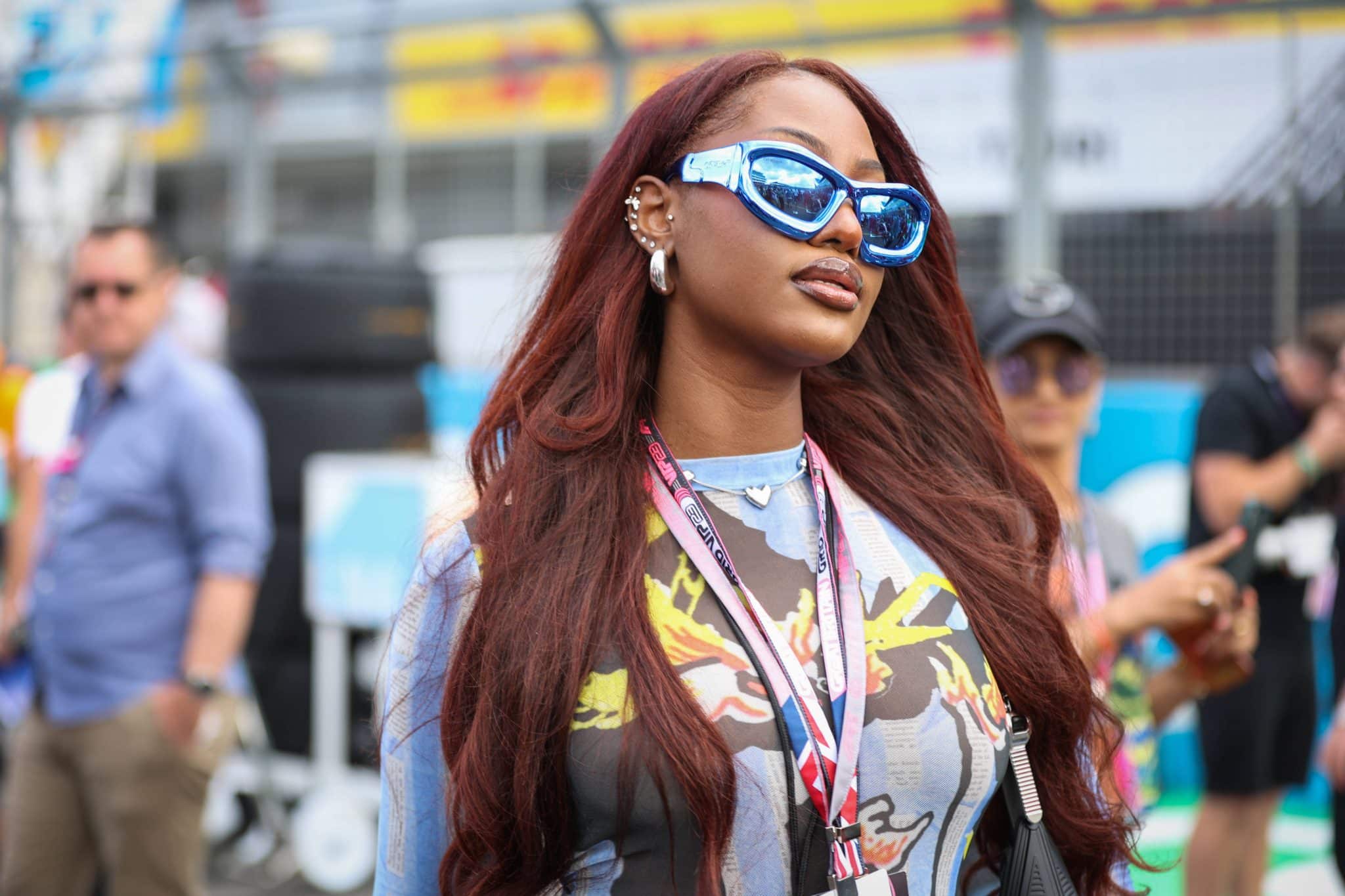 Tems durante Grande Pr&ecirc;mio da Gr&atilde;-Bretanha de F&oacute;rmula 1 Foto: (Imago)