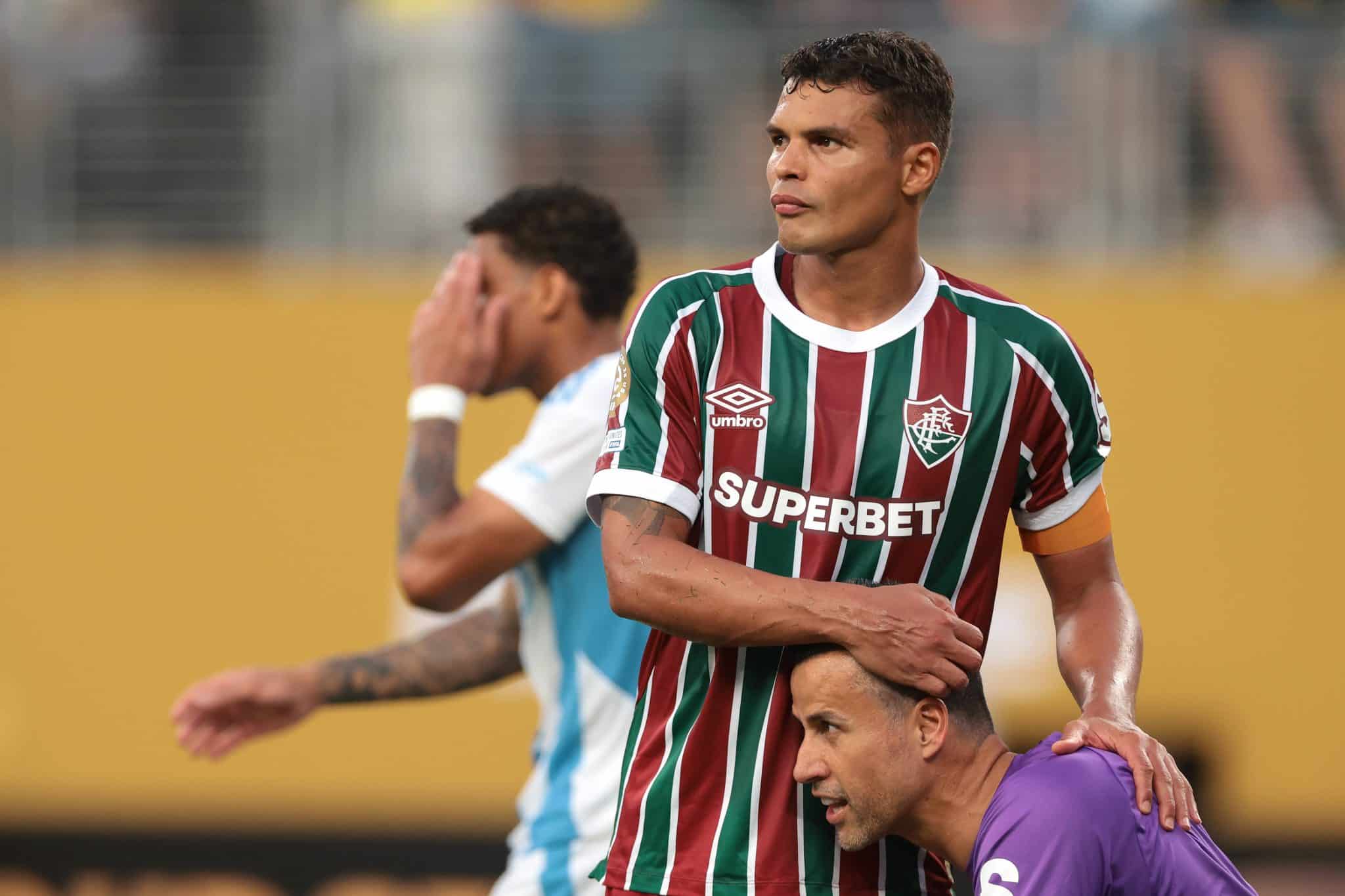 Thiago Silva e F&aacute;bio no Fluminense (Foto: IMAGO / Sportimage)