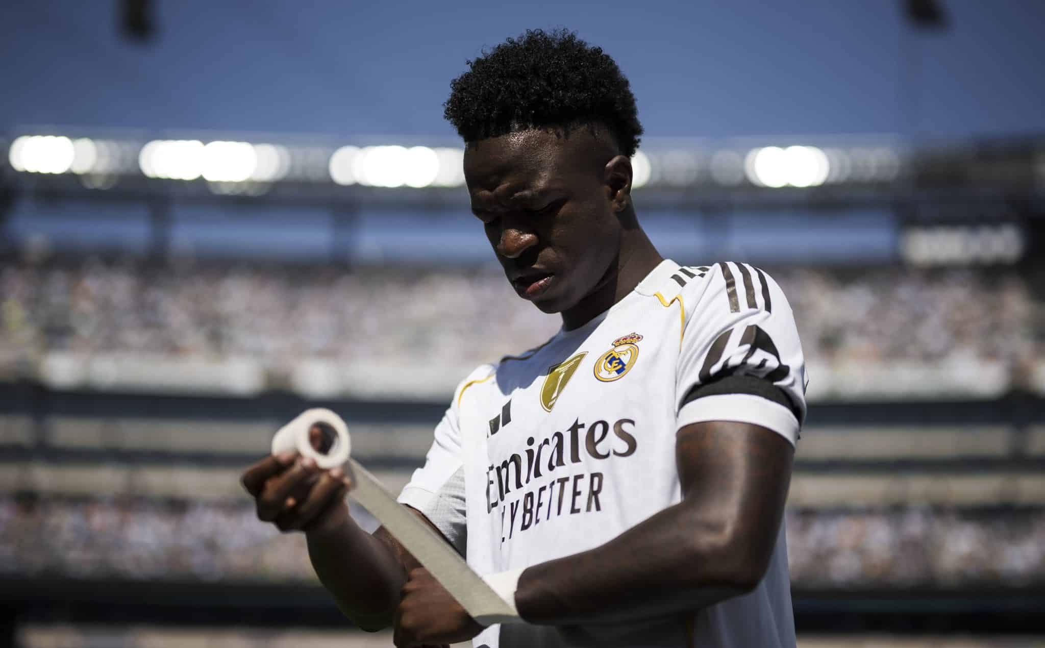 Vin&iacute;cius J&uacute;nior pelo Real Madrid (Foto: Imago)