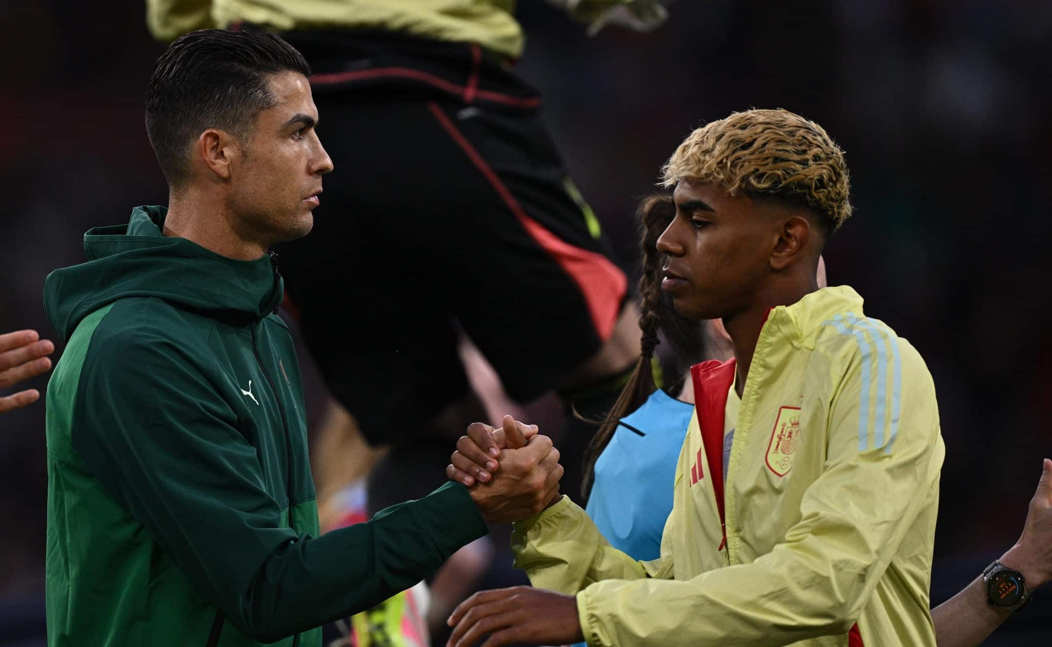 N&atilde;o ganhou nada? Filho de Cristiano Ronaldo n&atilde;o foge de pergunta sobre Lamine Yamal
