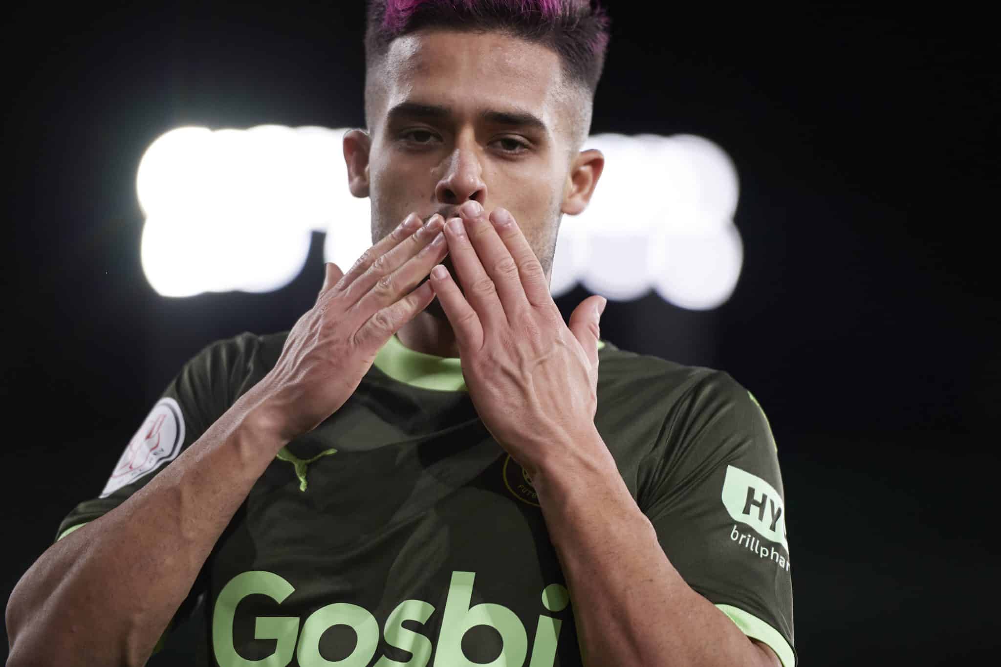 Copa del Rey Round of 32, Elche CF v Girona CF ELCHE, SPAIN &ndash; JANUARY 06: Yan Couto Right-Back of Girona FC celebrates a