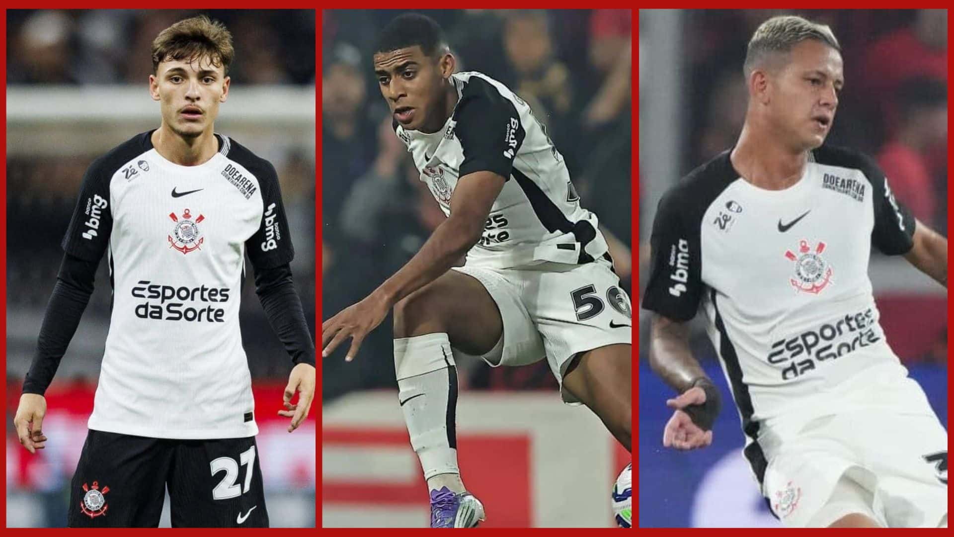 Gui Neg&atilde;o, Breno Bidon e Kayke: Os planos do Corinthians para os jovens titulares