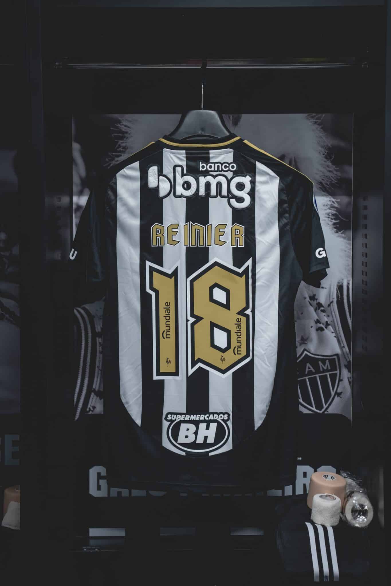 Camisa de Reinier em Atl&eacute;tico-MG x Godoy Cruz