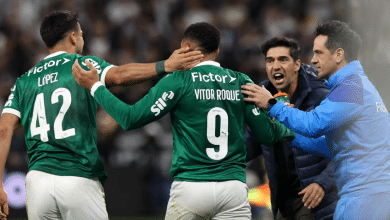 Com a cara da derrota, Abel, mais uma vez, n&atilde;o tem como explicar resultado do Palmeiras