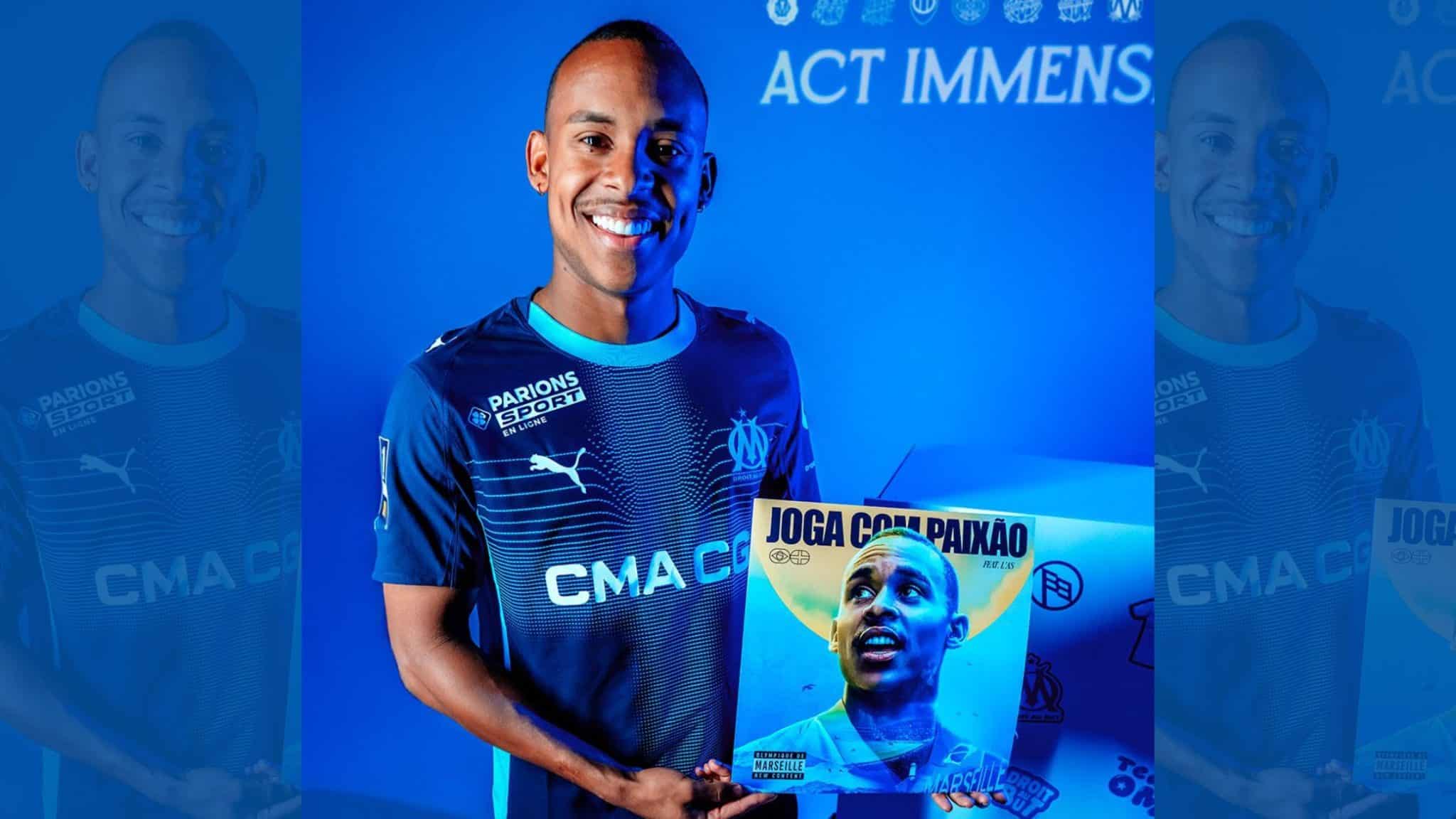 Igor Paix&atilde;o no Olympique de Marseille (Foto: Divulga&ccedil;&atilde;o/Olympique de Marseille)