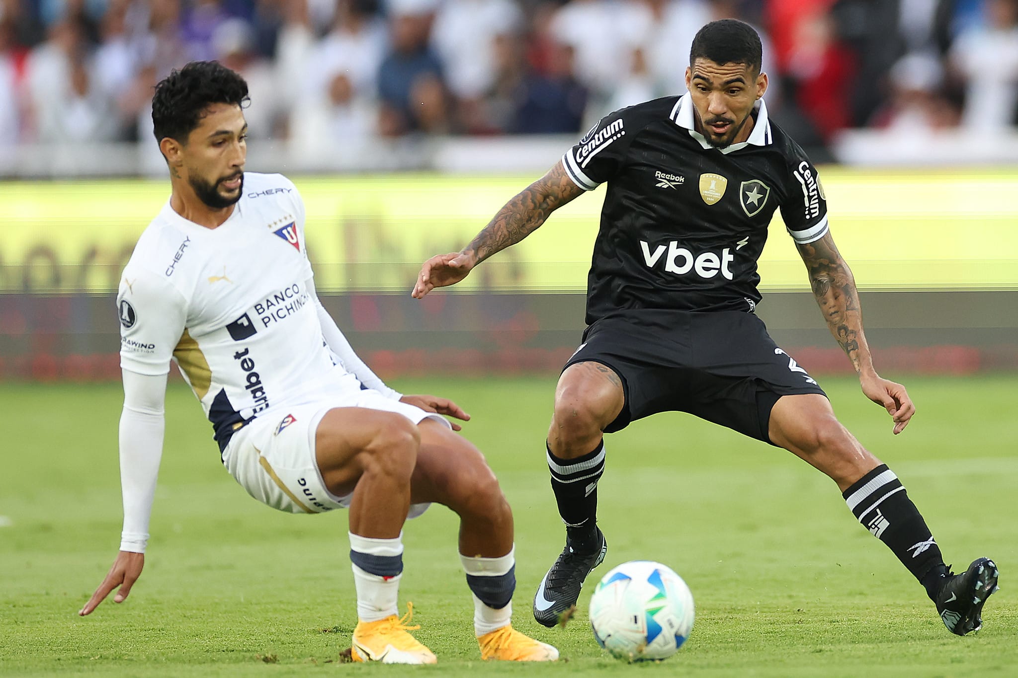 Botafogo entrou em campo com tr&ecirc;s volantes contra a LDU (Foto: VItor Silva/Botafogo)