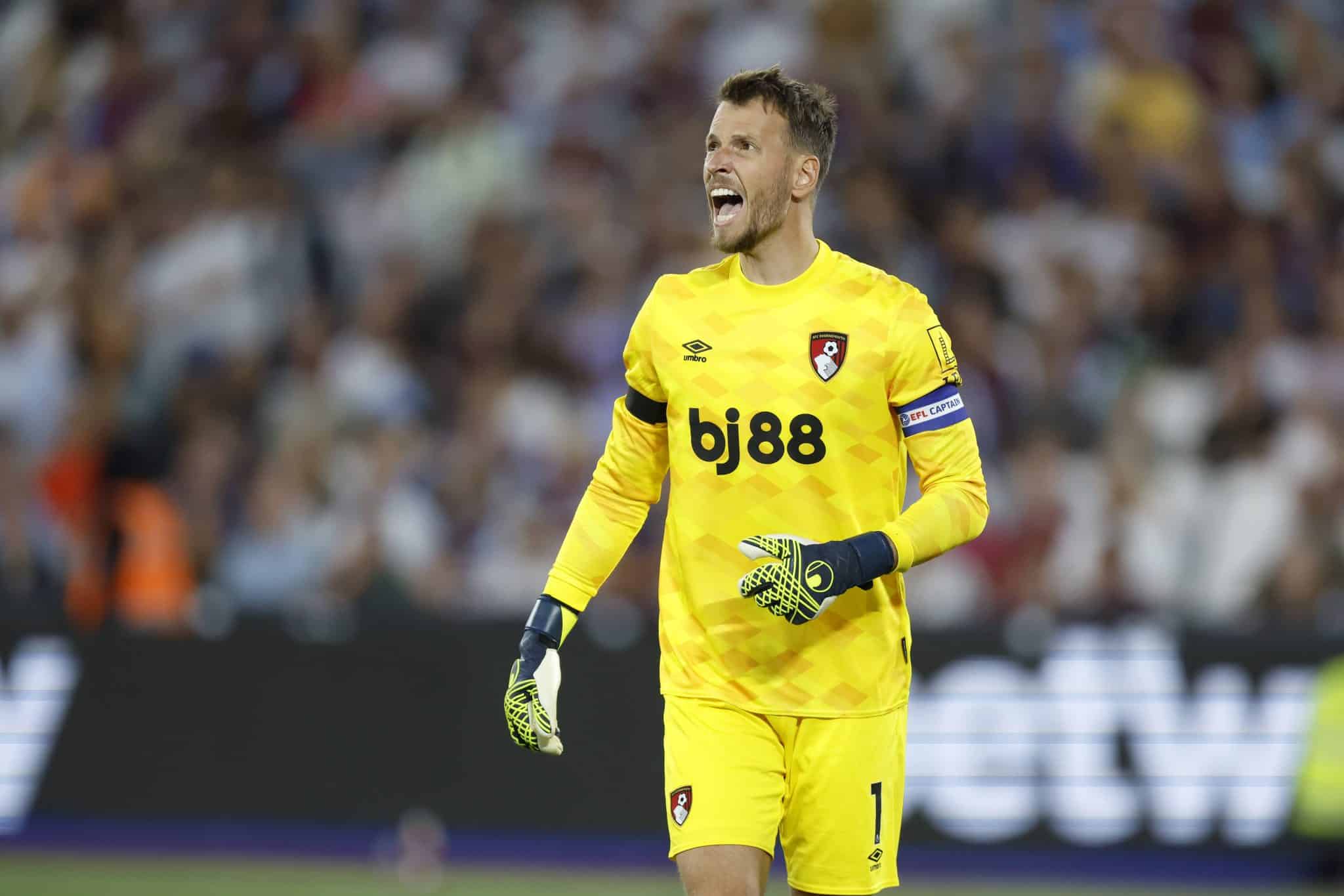 Neto, do Bournemouth, &eacute; um dos alvos do Botafogo (Foto: Imago)