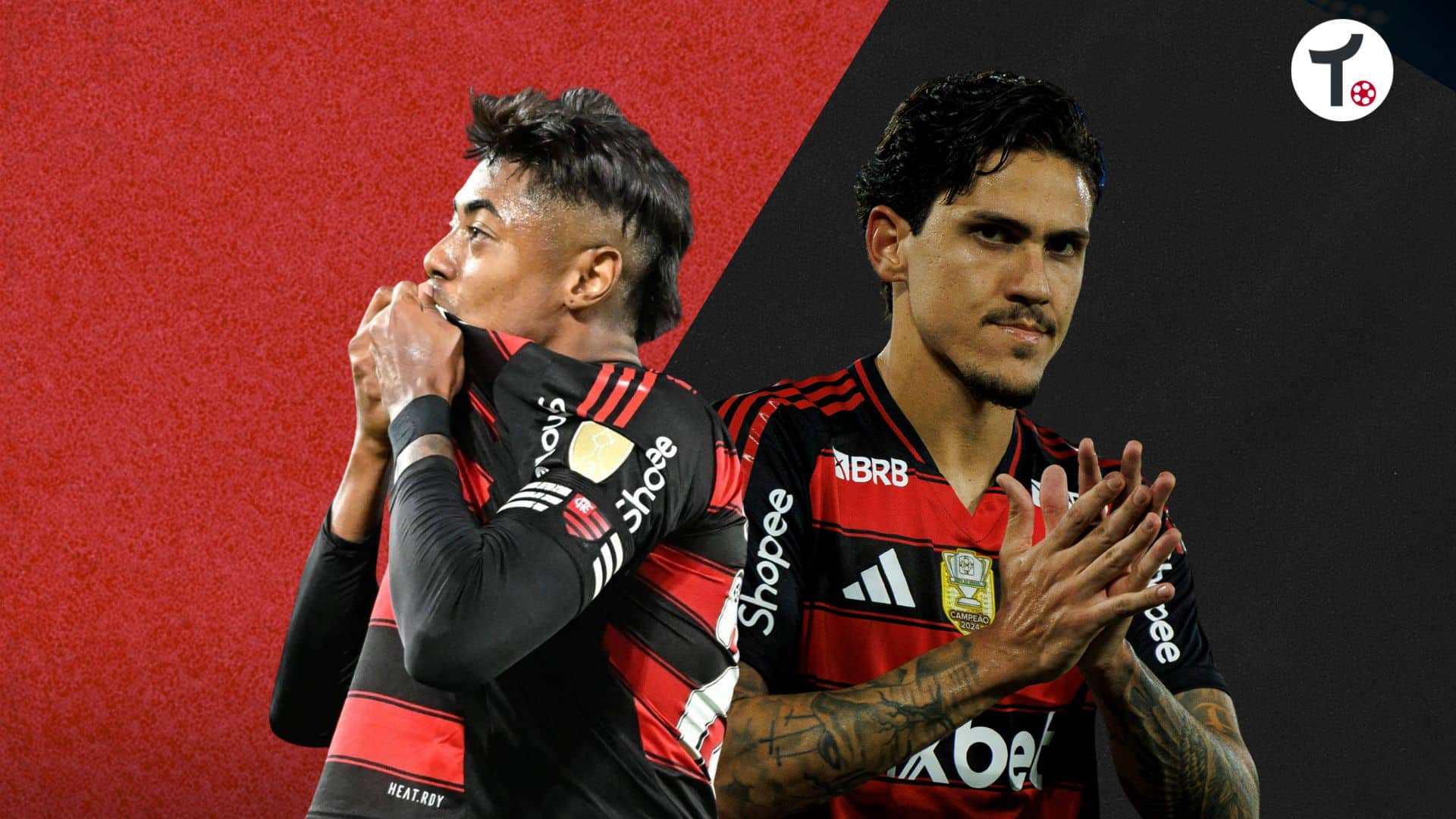 Pedro ou Bruno Henrique? Disputa pela 9 no Flamengo exp&otilde;e estilos e contextos diferentes