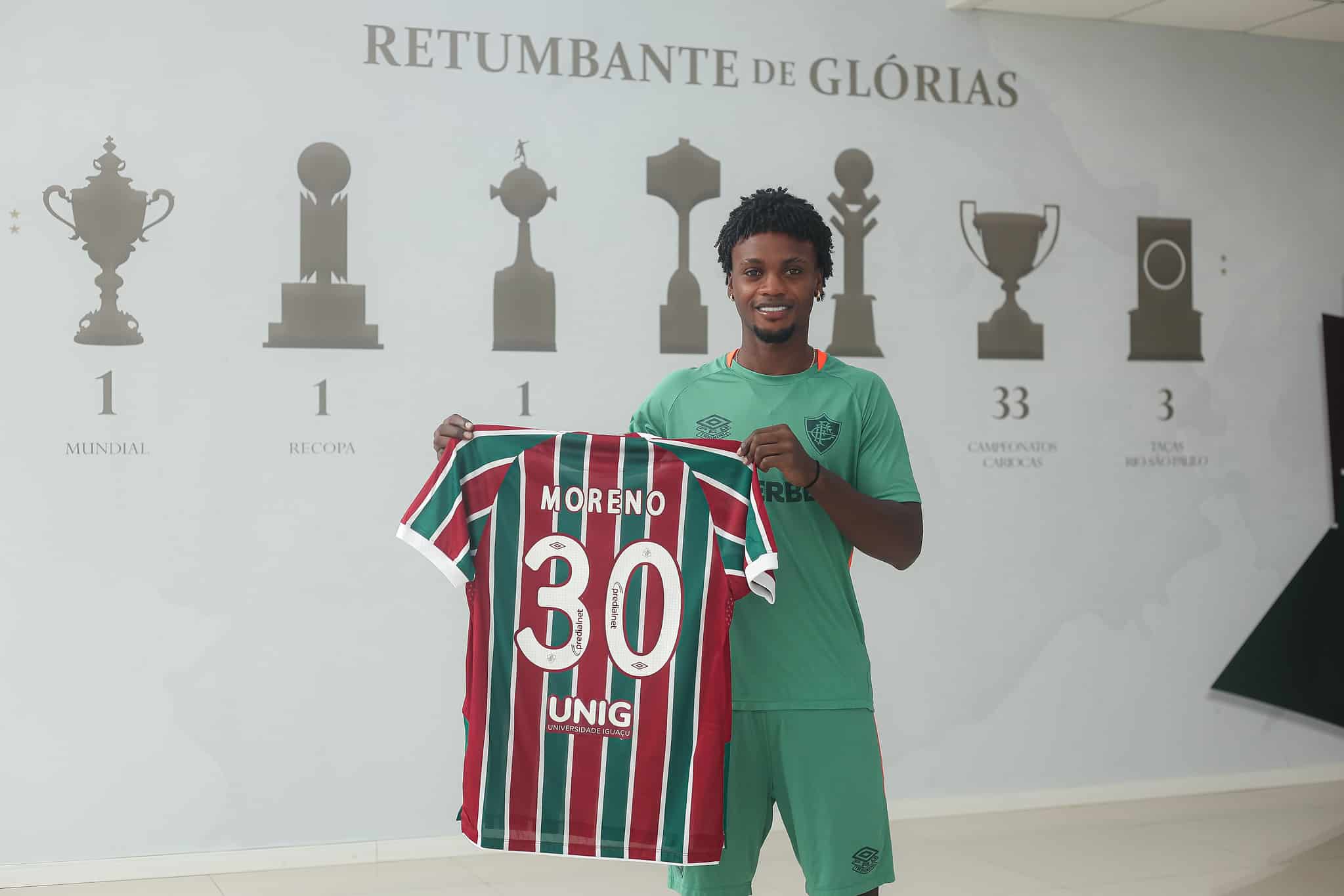 Santiago Moreno foi anunciado no come&ccedil;o da semana (Foto: Lucas Mer&ccedil;on/FFC)