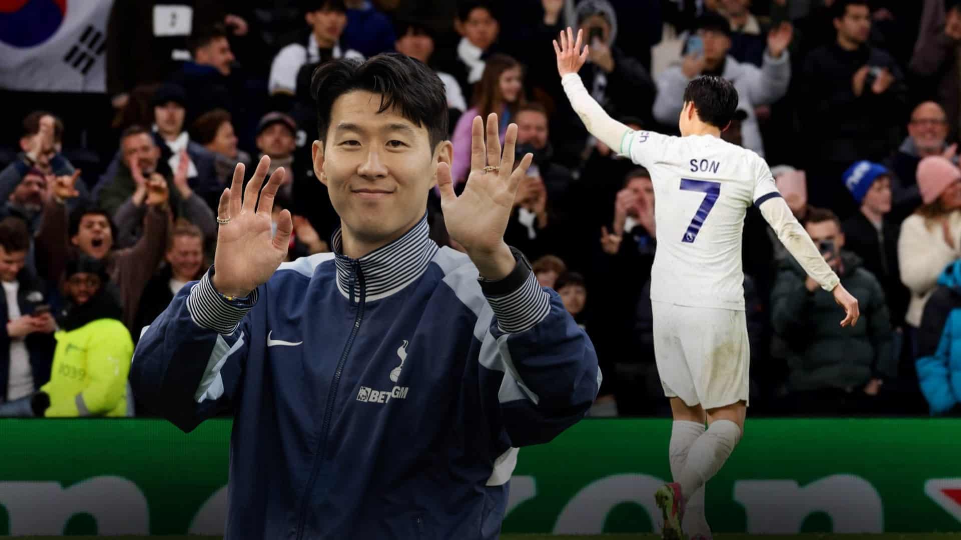 Son deixou o Tottenham como uma lenda (Arte: Trivela)